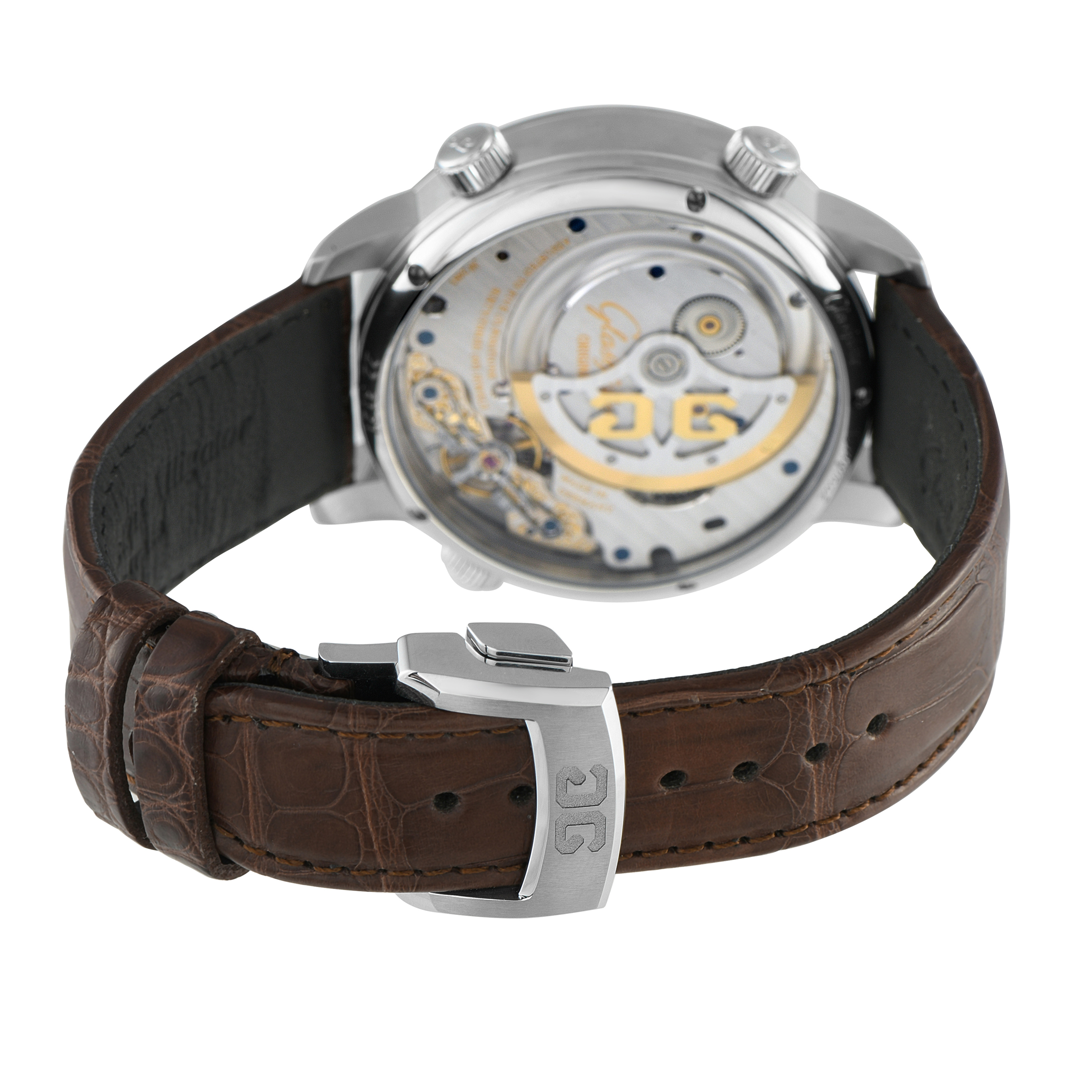 Glashutte Original Senator Cosmopolite Dual Time Steel Watch 1-89-02-03-02-64 - Image 4