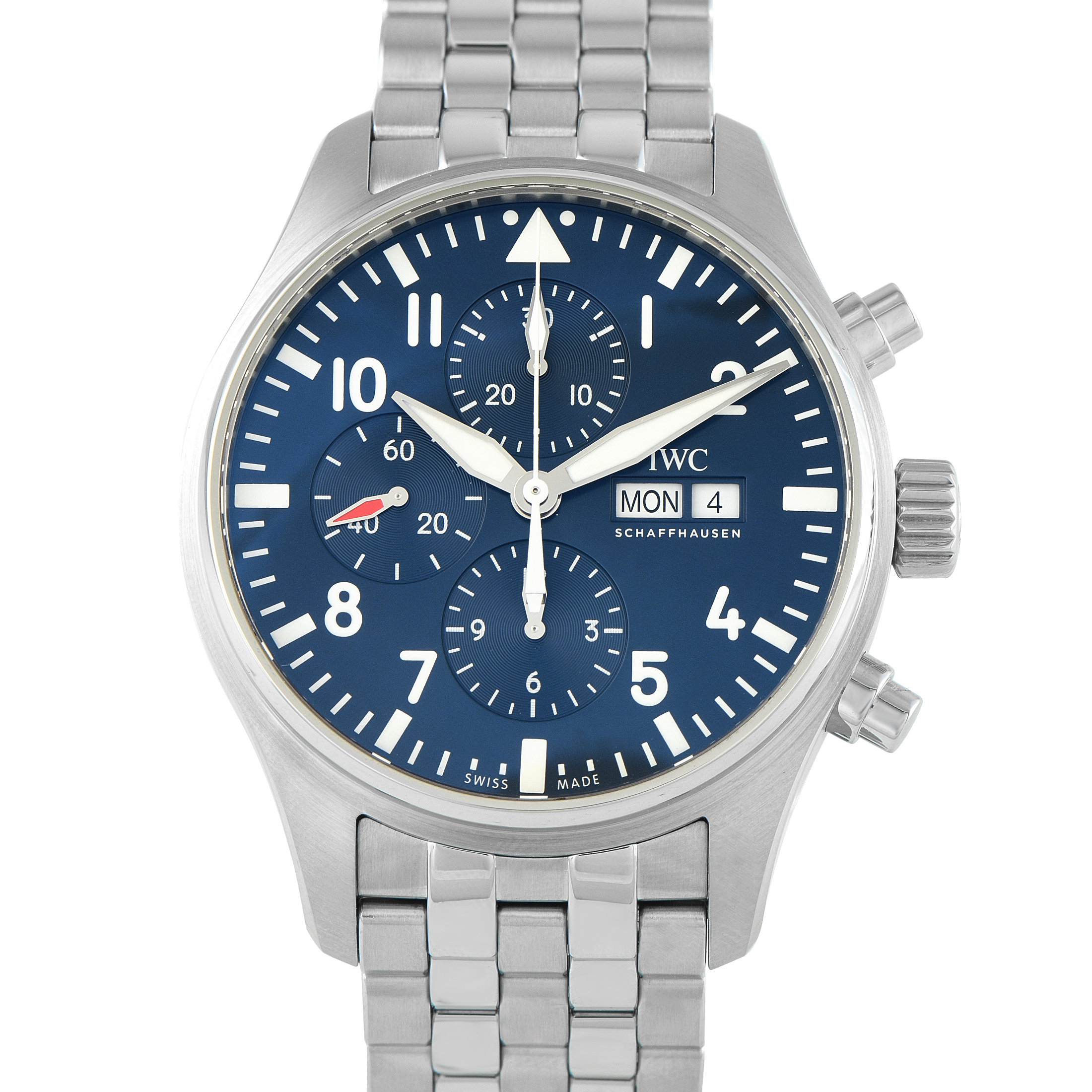 IWC Pilot's Chronograph Le Petite Prince Steel Watch IW377717
