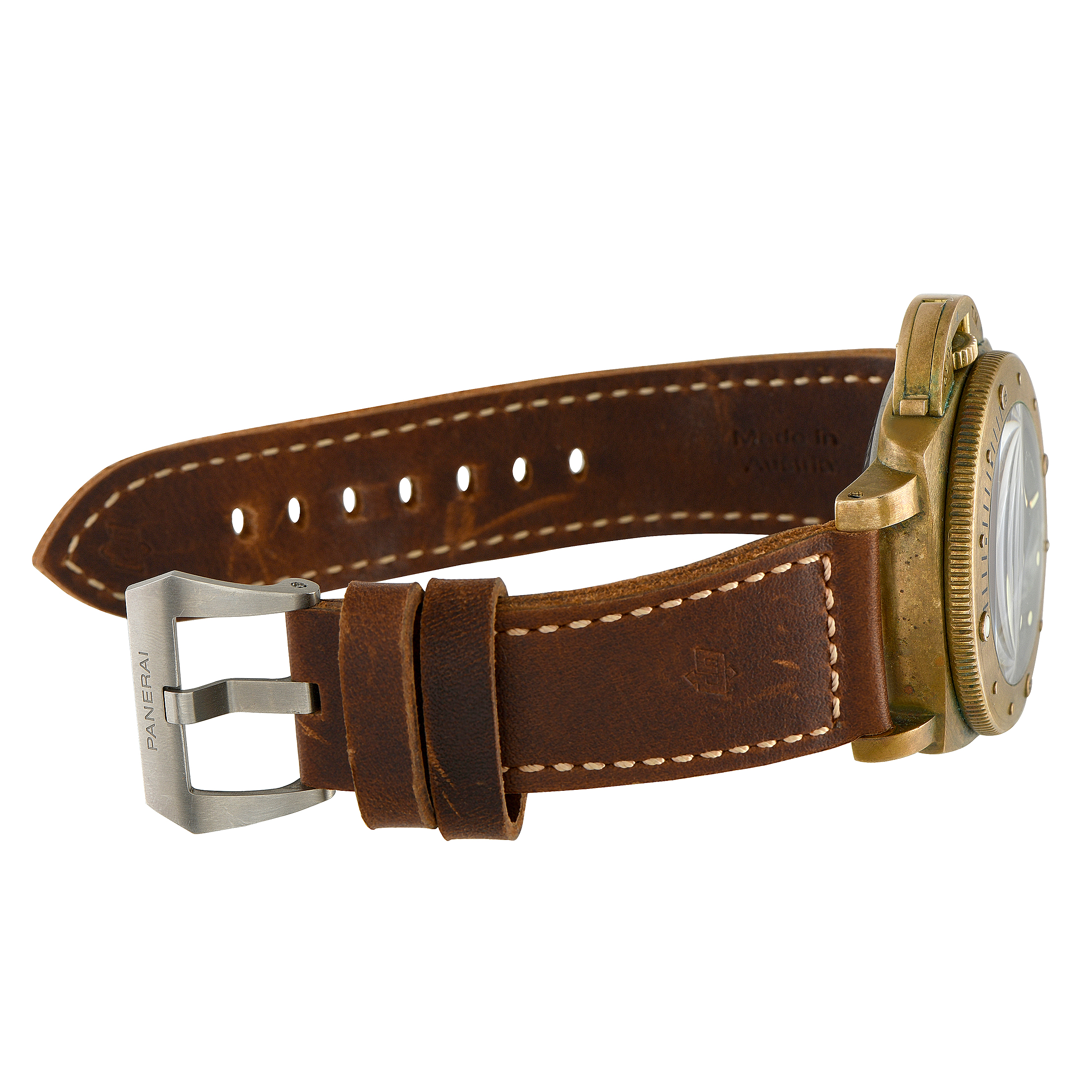 Officine Panerai Submersible 1950 3 Days Bronzo Watch PAM00382 - Image 4