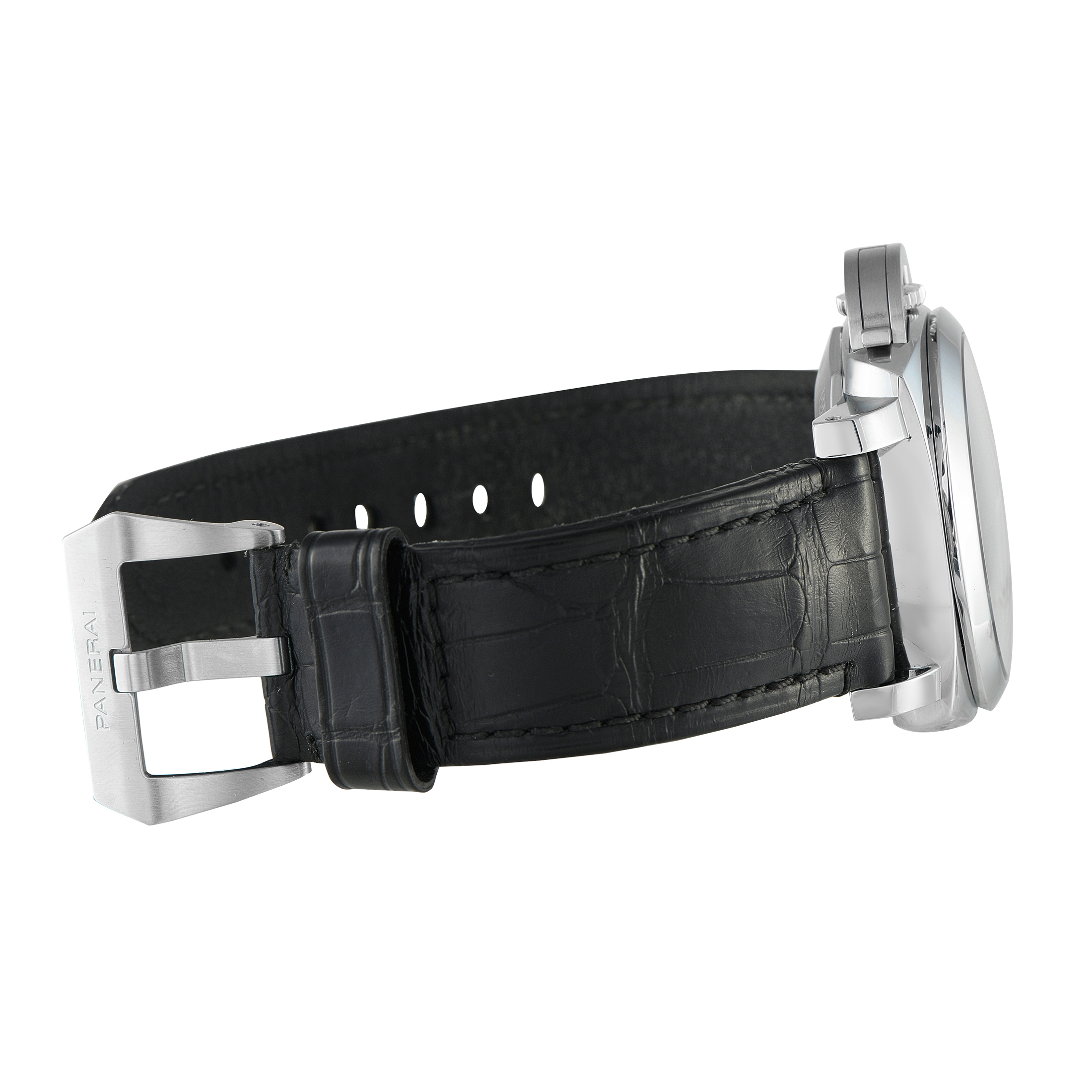 Officine Panerai Luminor 1950 3 Days GMT Steel Watch PAM00531 - Image 4