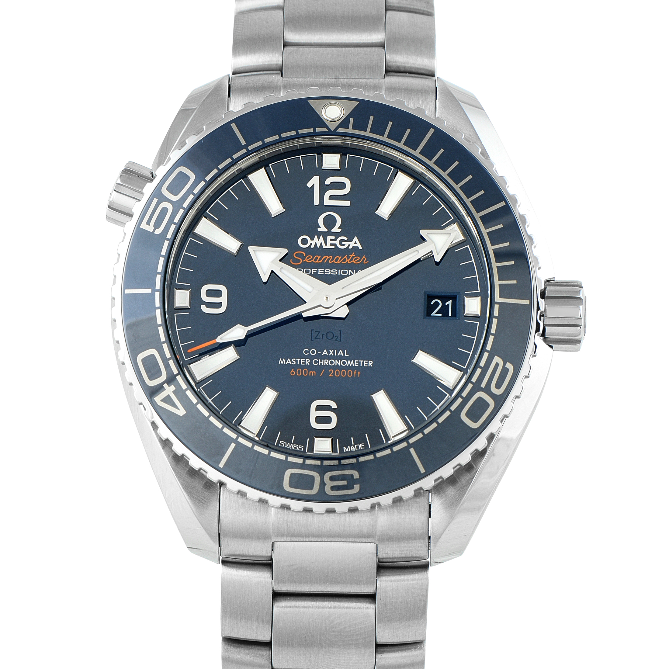 Omega Seamaster Planet Ocean Steel Watch 215.30.40.20.03.001