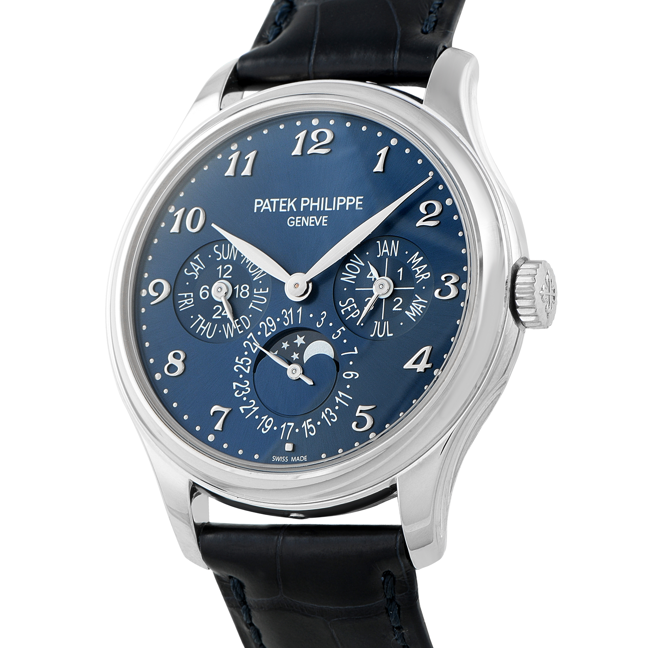 Patek Philippe Grand Complications Perpetual Calendar White Gold Watch 5327g-001 - Image 2
