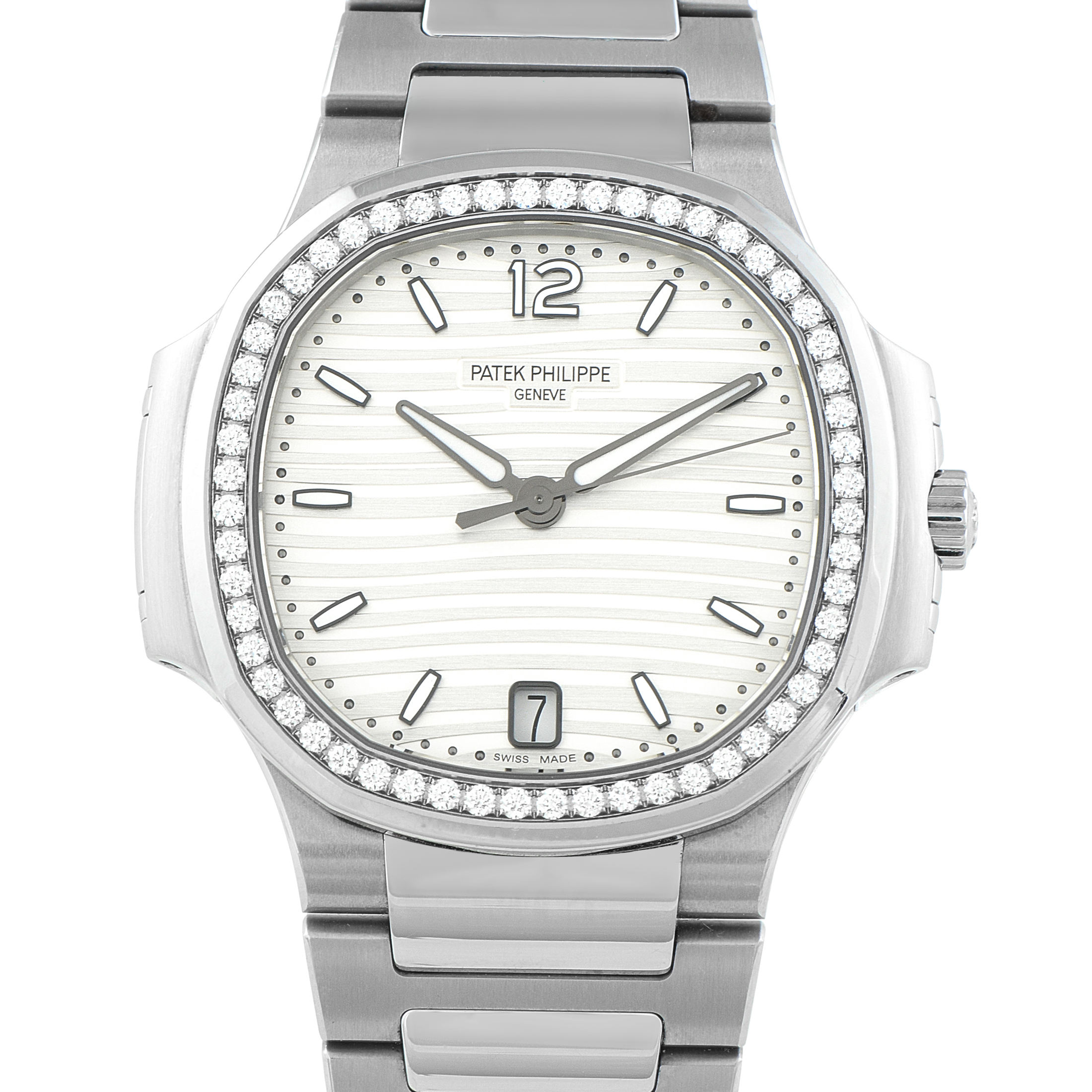 Patek Philippe Nautilus Diamond Bezel Steel Watch 7118/1200a-010