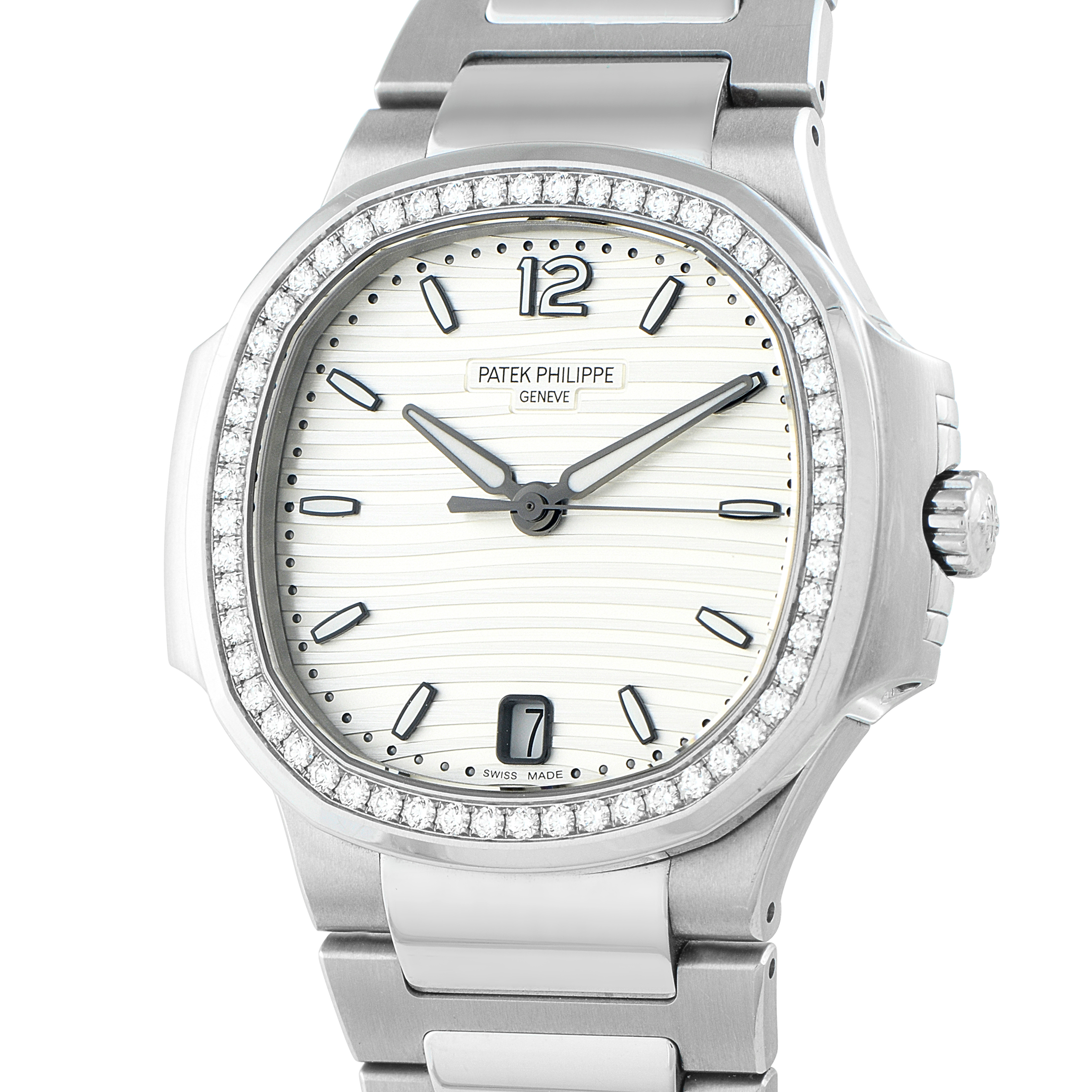 Patek Philippe Nautilus Diamond Bezel Steel Watch 7118/1200a-010 - Image 2