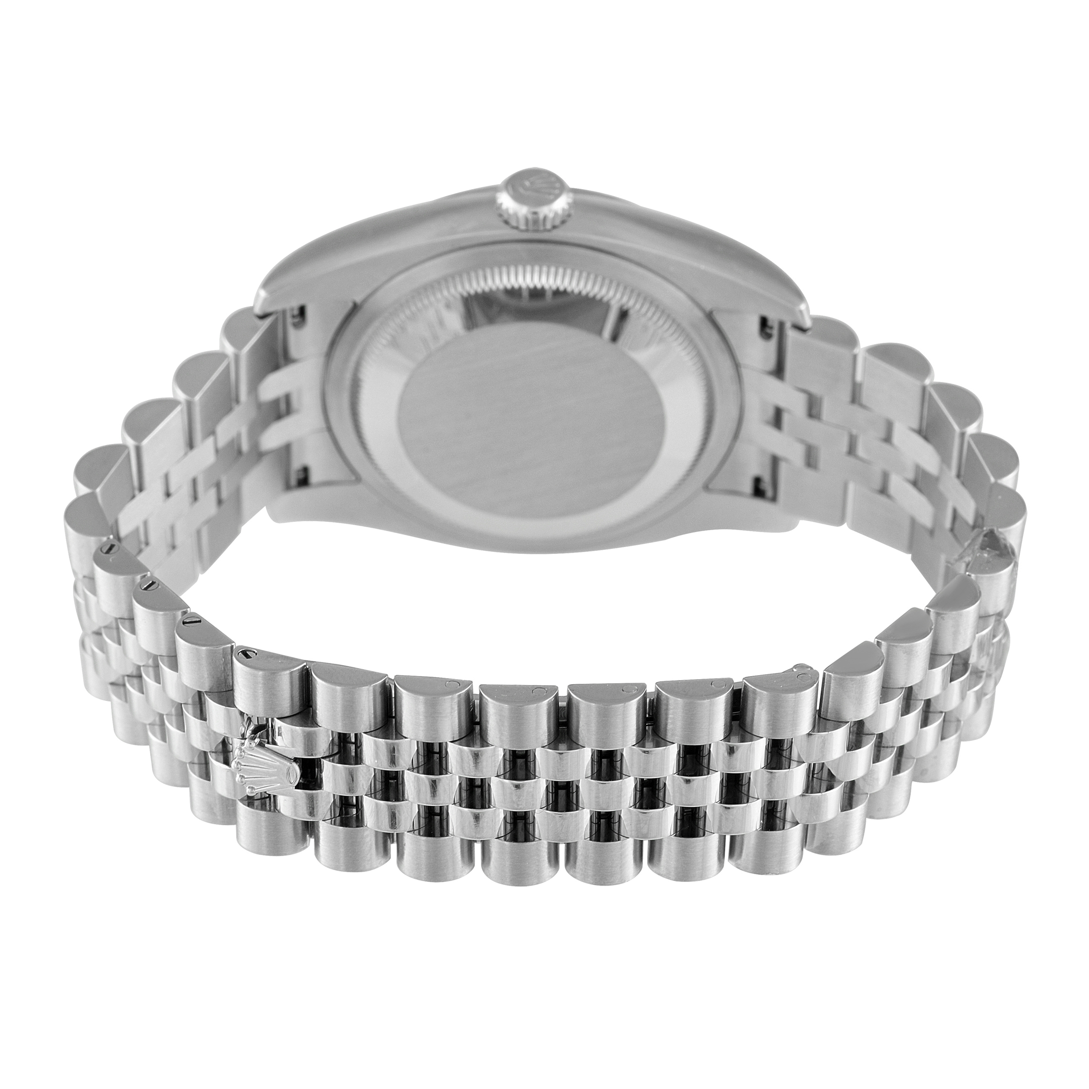 Rolex Datejust 36 Blue Roman Dial Steel and White Gold Jubilee Watch 116234 - Image 4