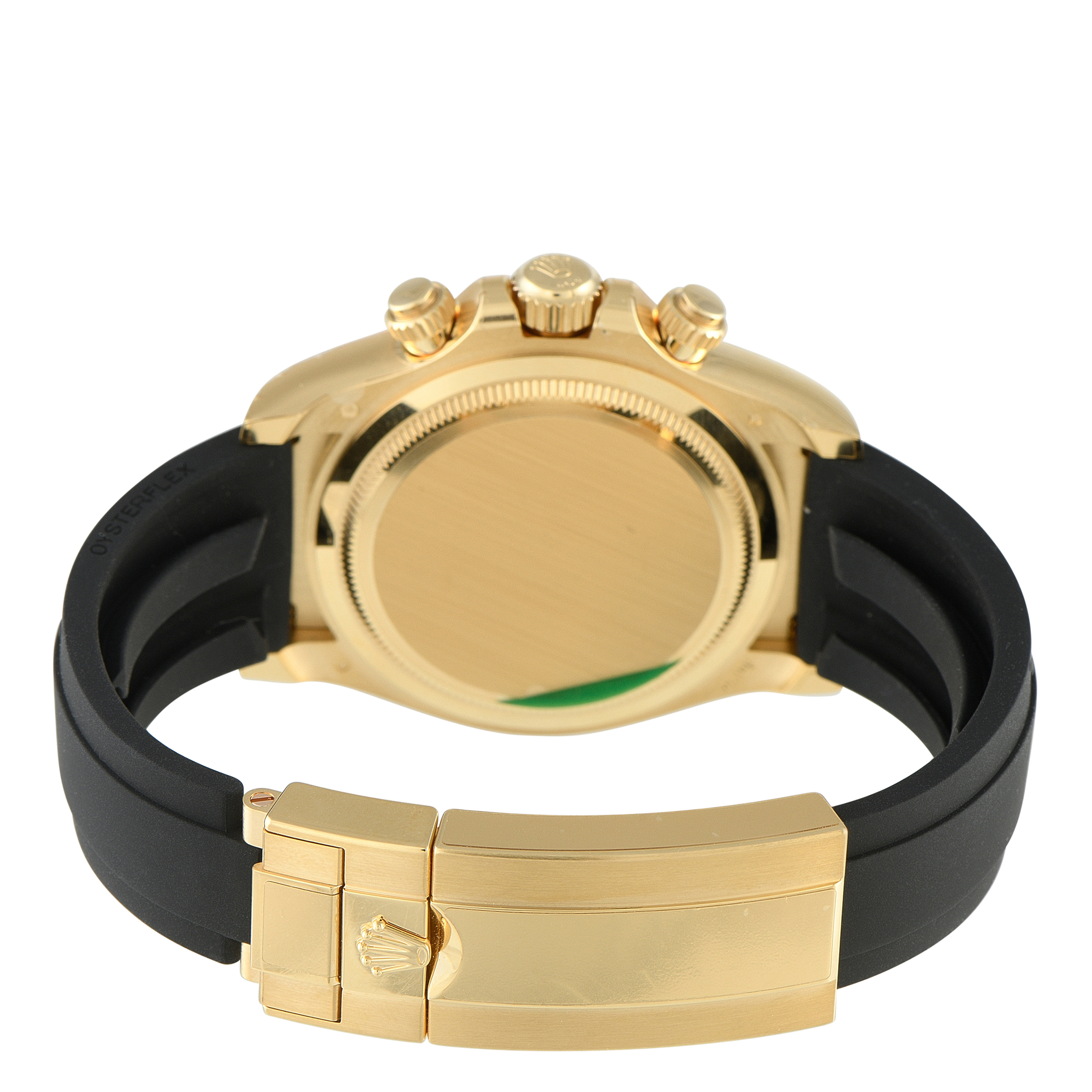 Rolex Daytona Black Dial Yellow Gold Oysterflex Watch 126518LN - Image 4