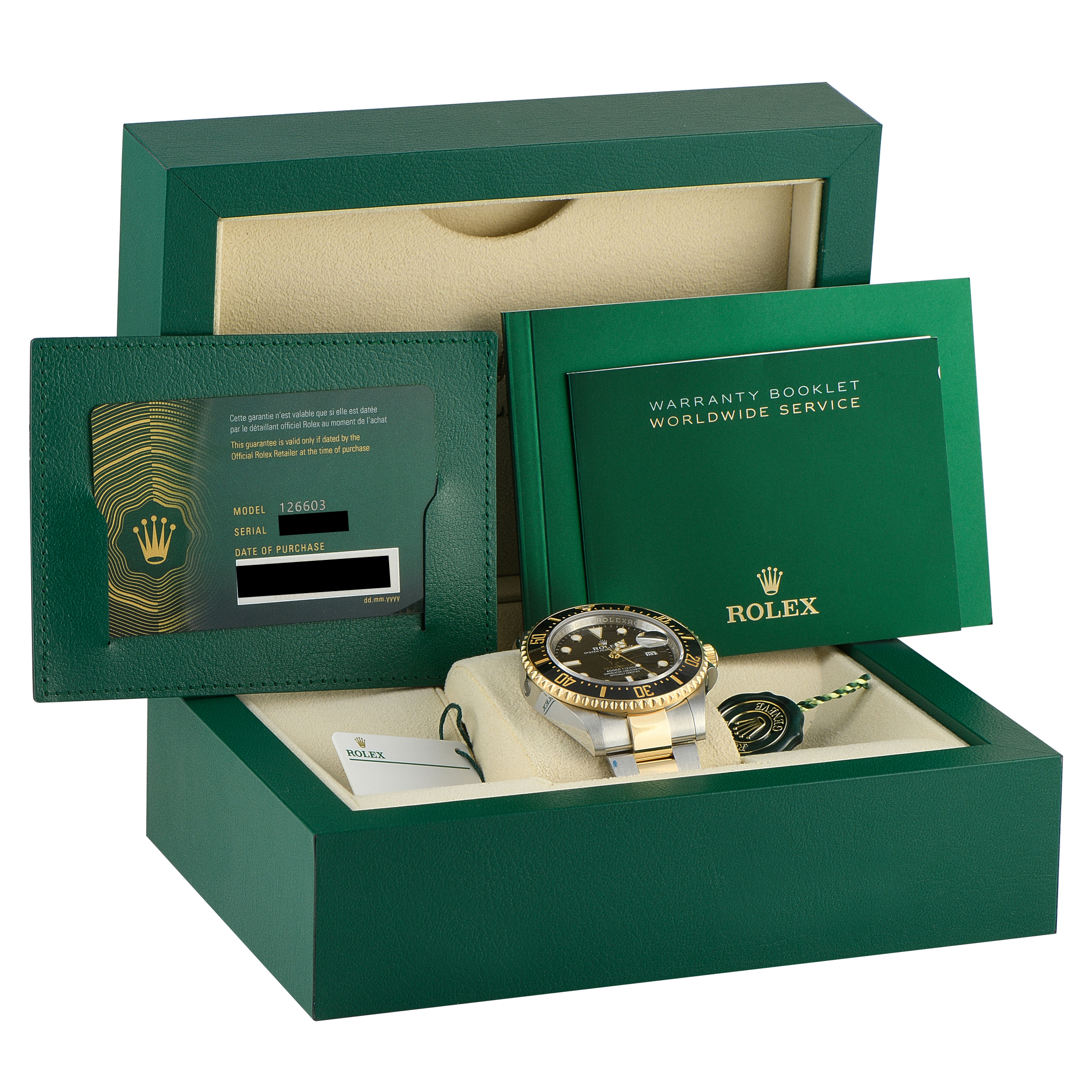 Rolex Sea-Dweller Two-Tone Watch 126603 - Image 5