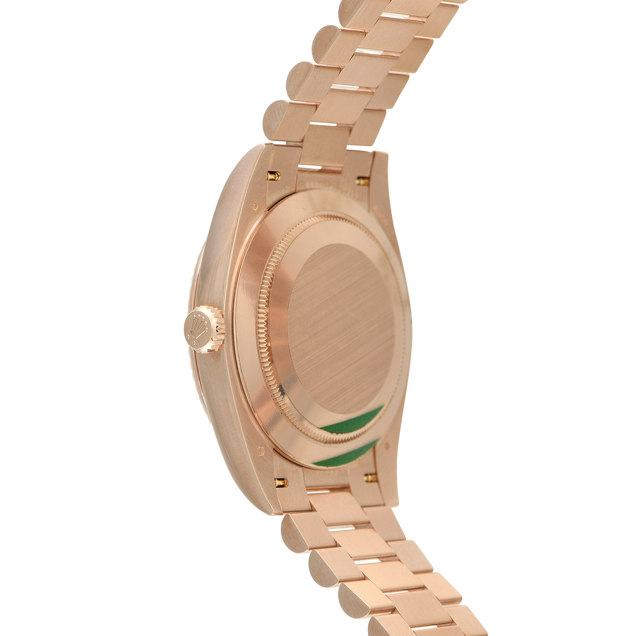 Rolex Day-Date 40 Green Dial Everose Gold President Watch 228235 - Image 3