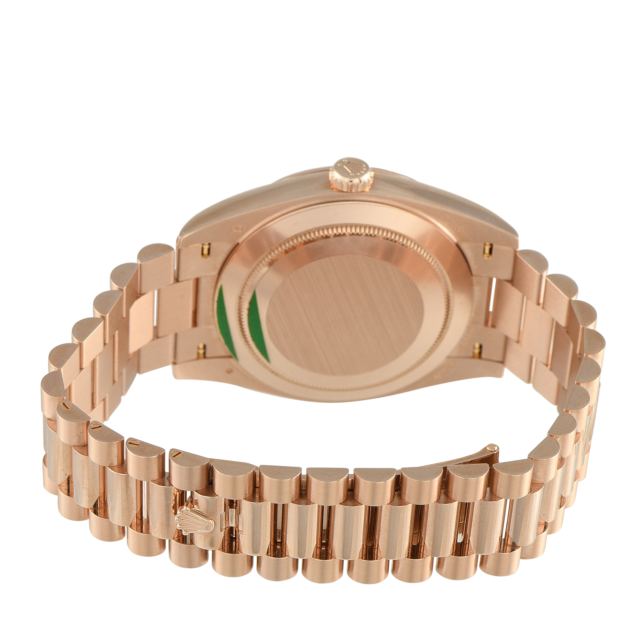 Rolex Day-Date 40 Green Dial Everose Gold President Watch 228235 - Image 4