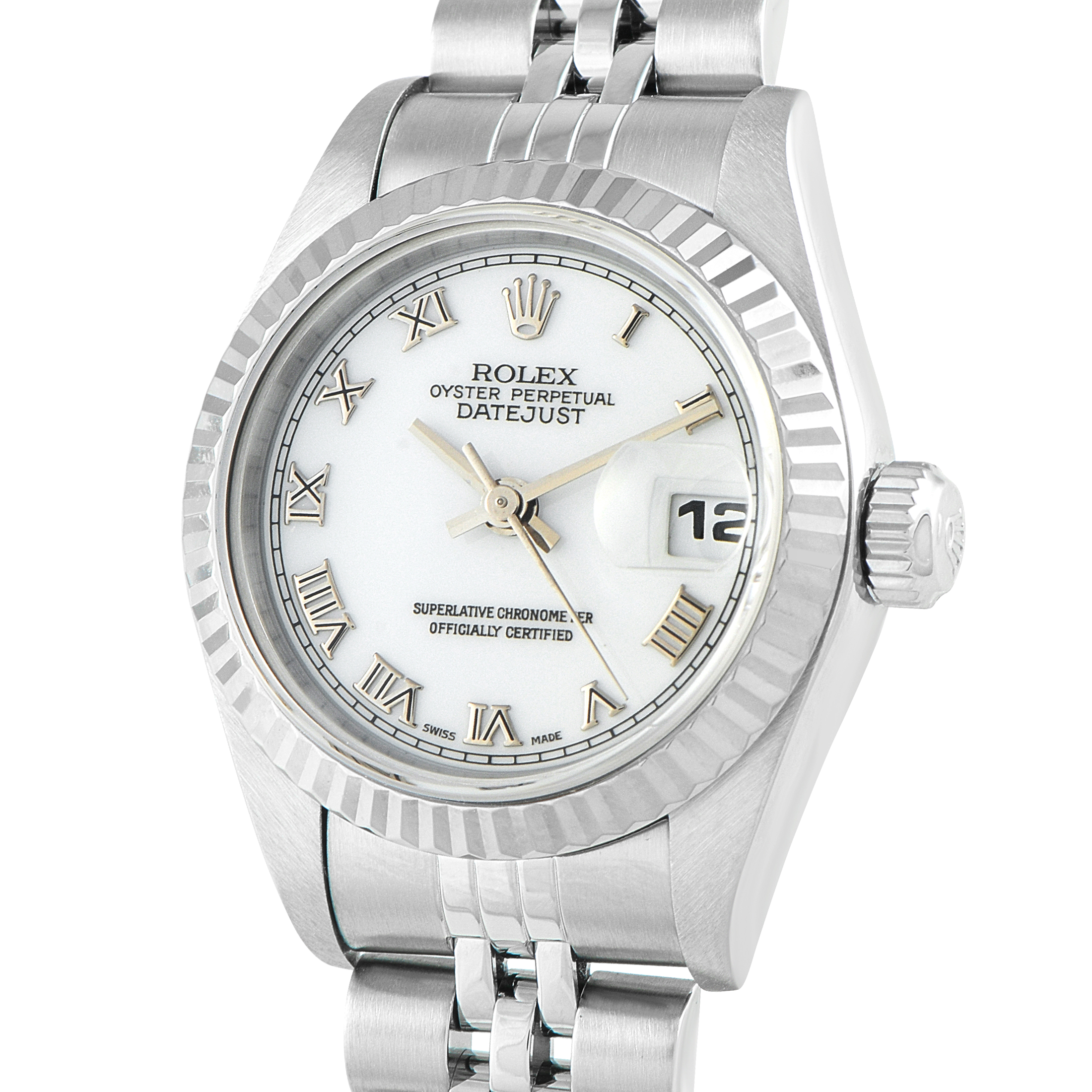 Rolex Lady-Datejust 26 Steel and White Gold Jubilee Watch 69174 - Image 2