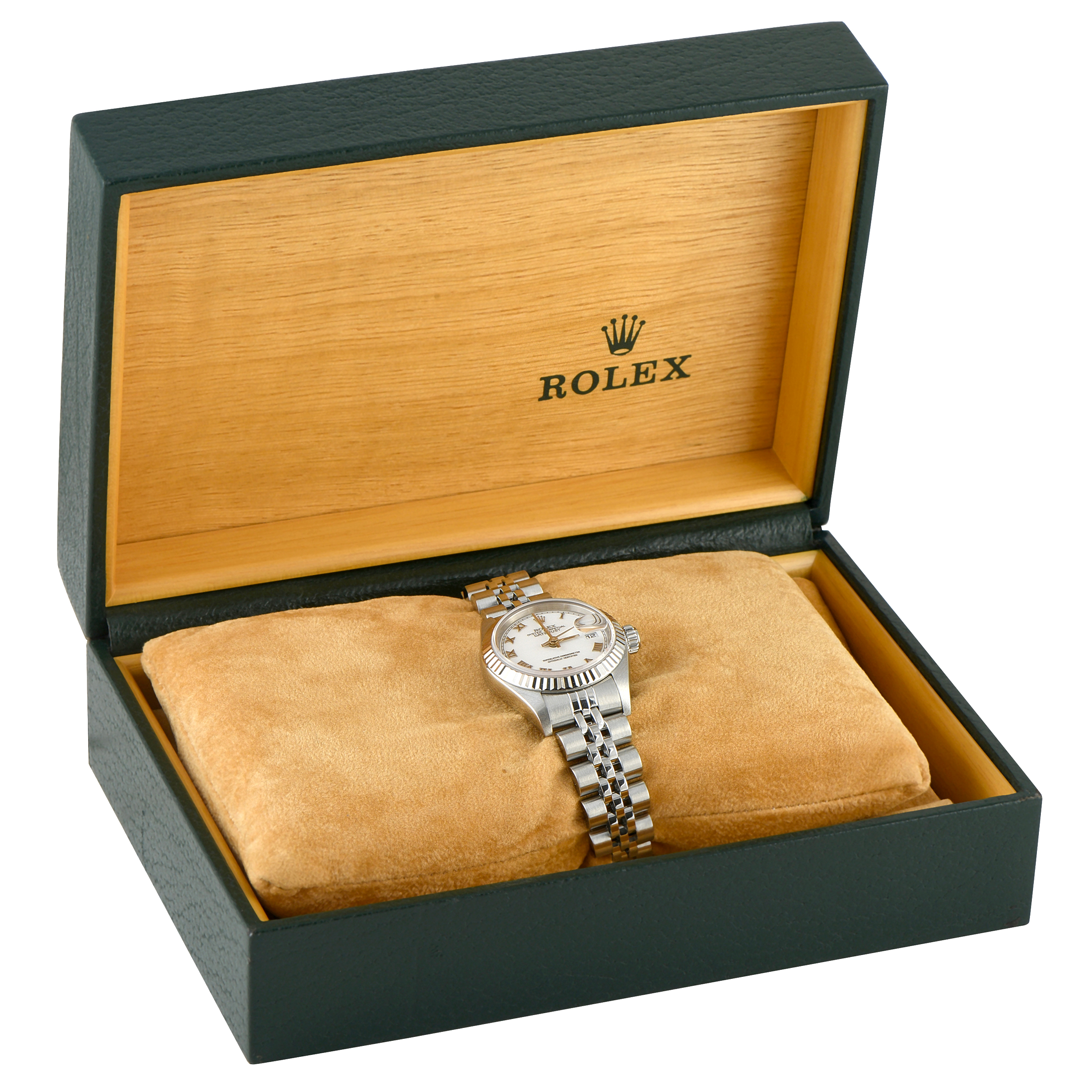 Rolex Lady-Datejust 26 Steel and White Gold Jubilee Watch 69174 - Image 5