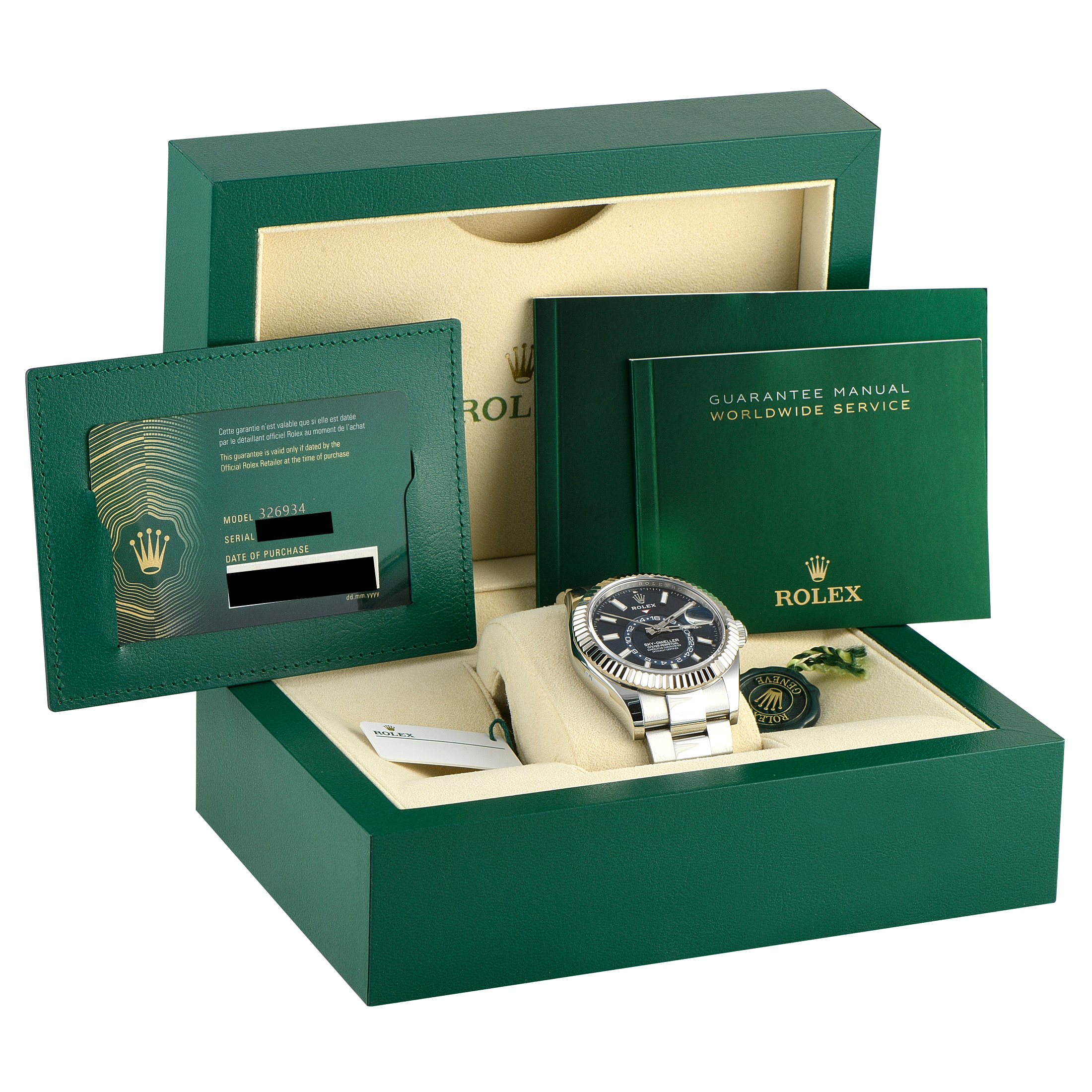 Rolex Sky-Dweller Blue Dial Steel and White Gold Oyster Watch 326934 - Image 5
