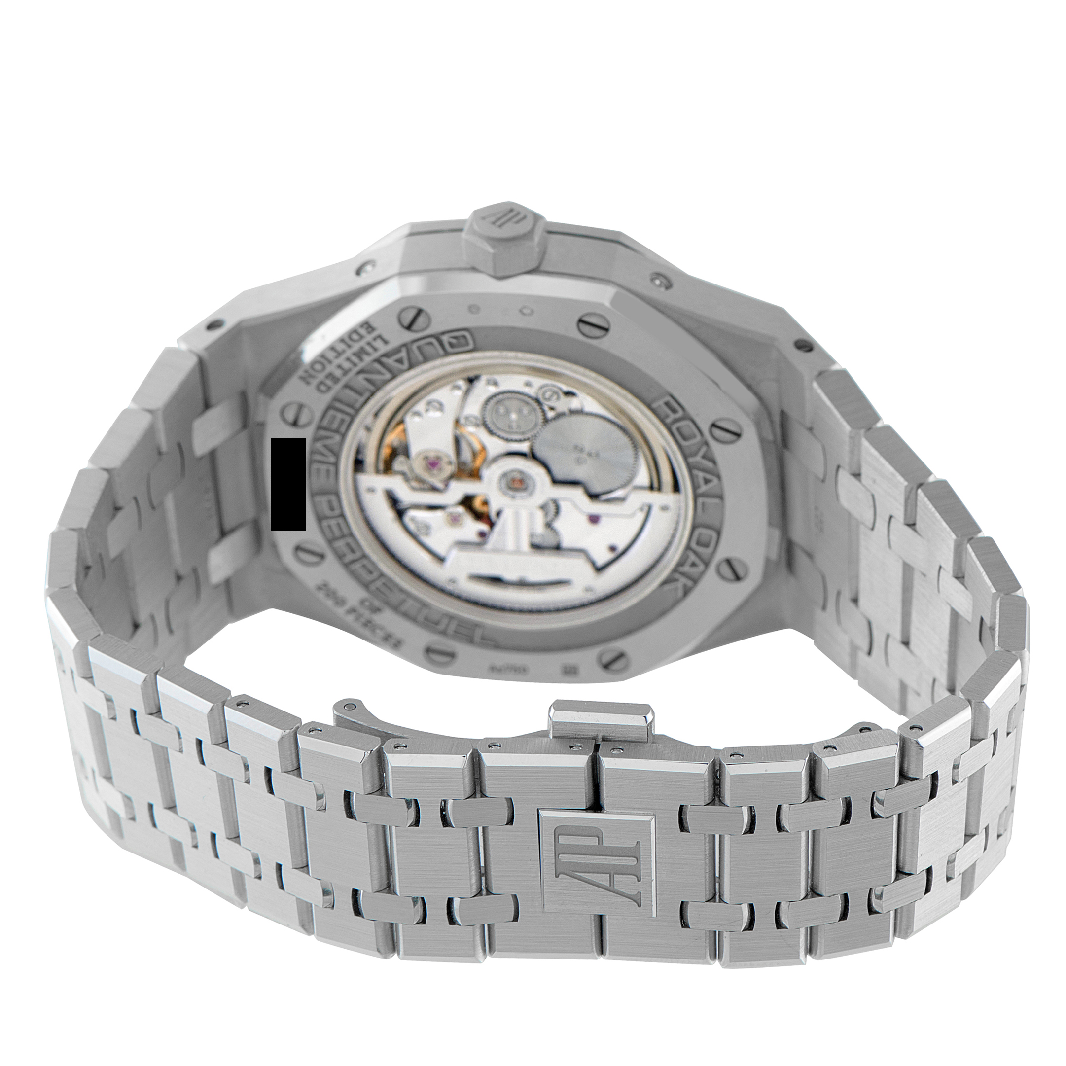 Audemars Piguet Royal Oak John Mayer Perpetual Calendar Crystal Sky Dial White Gold Watch 26574BC.OO.1220BC.02 - Image 4
