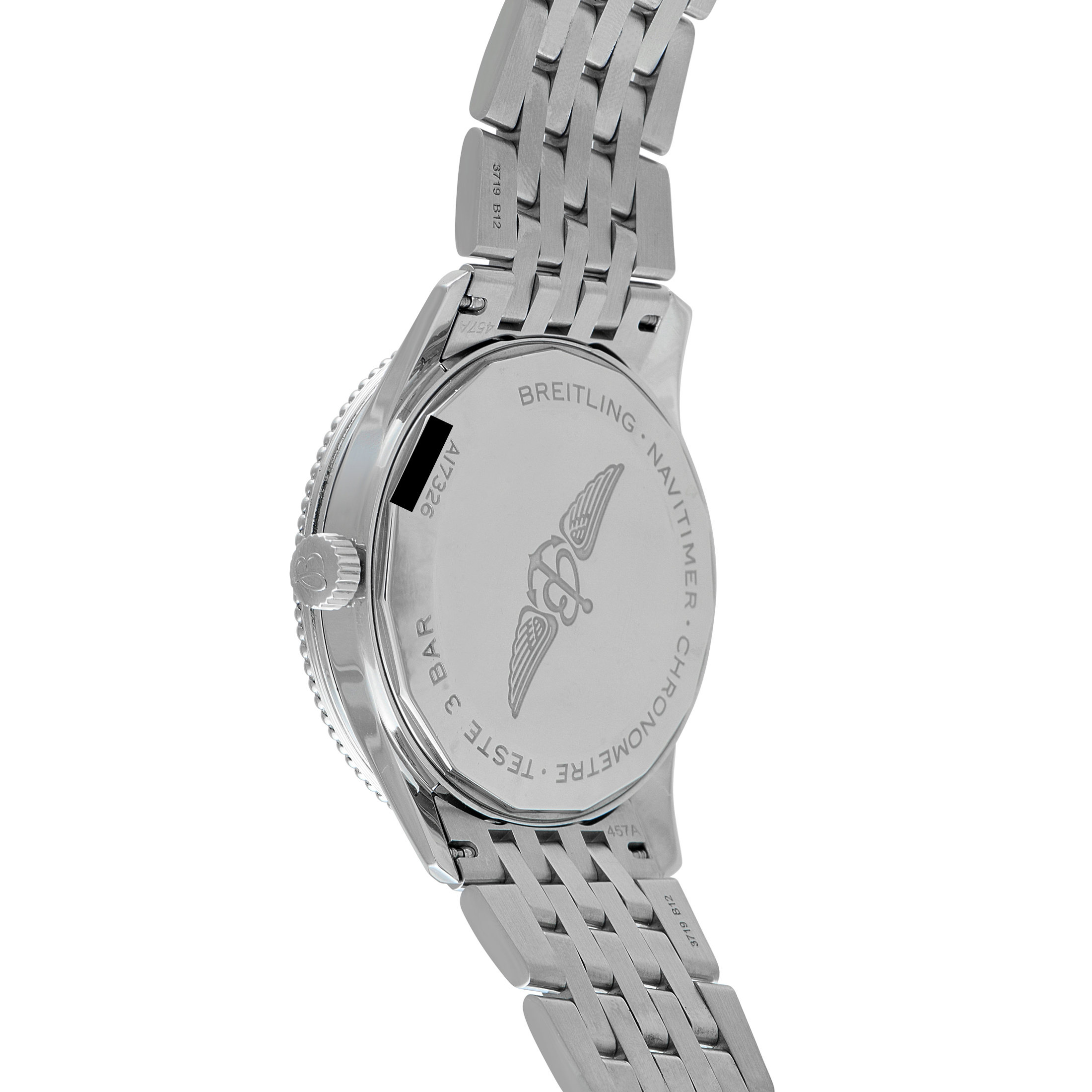Breitling Navitimer Silver Dial Steel Watch A17326 - Image 3