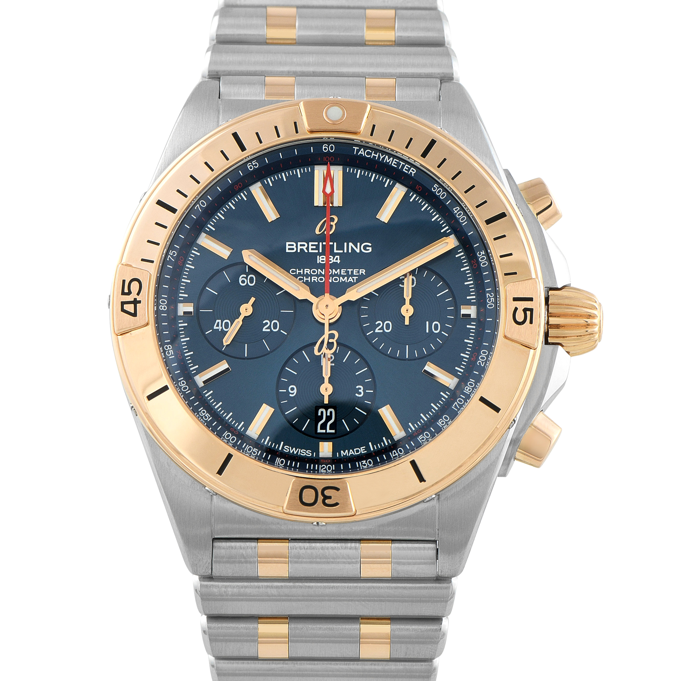 Breitling Chronomat 42 Two-Tone Watch UB0134101B1U1