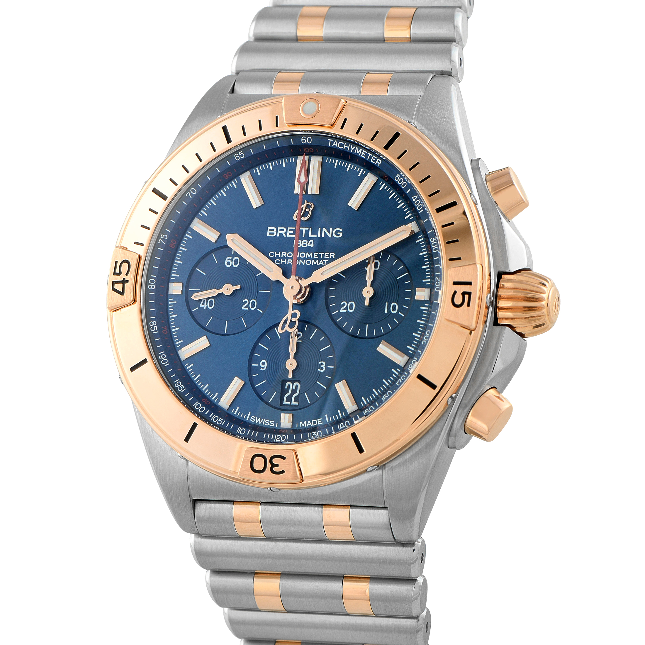 Breitling Chronomat 42 Two-Tone Watch UB0134101B1U1 - Image 2