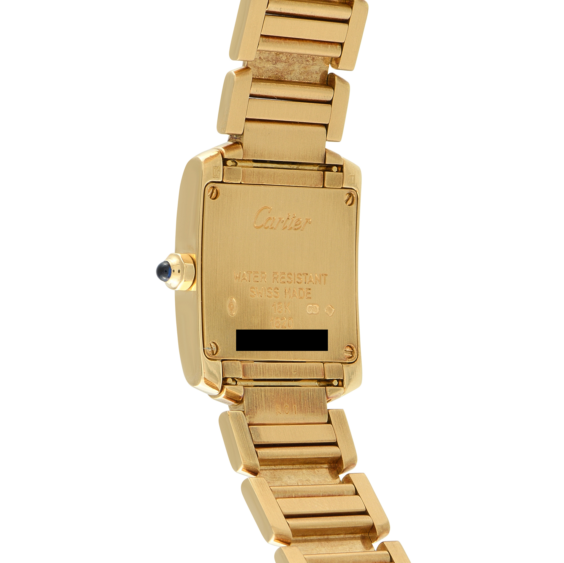 Cartier Tank Française Yellow Gold Watch w50002n2 - Image 3
