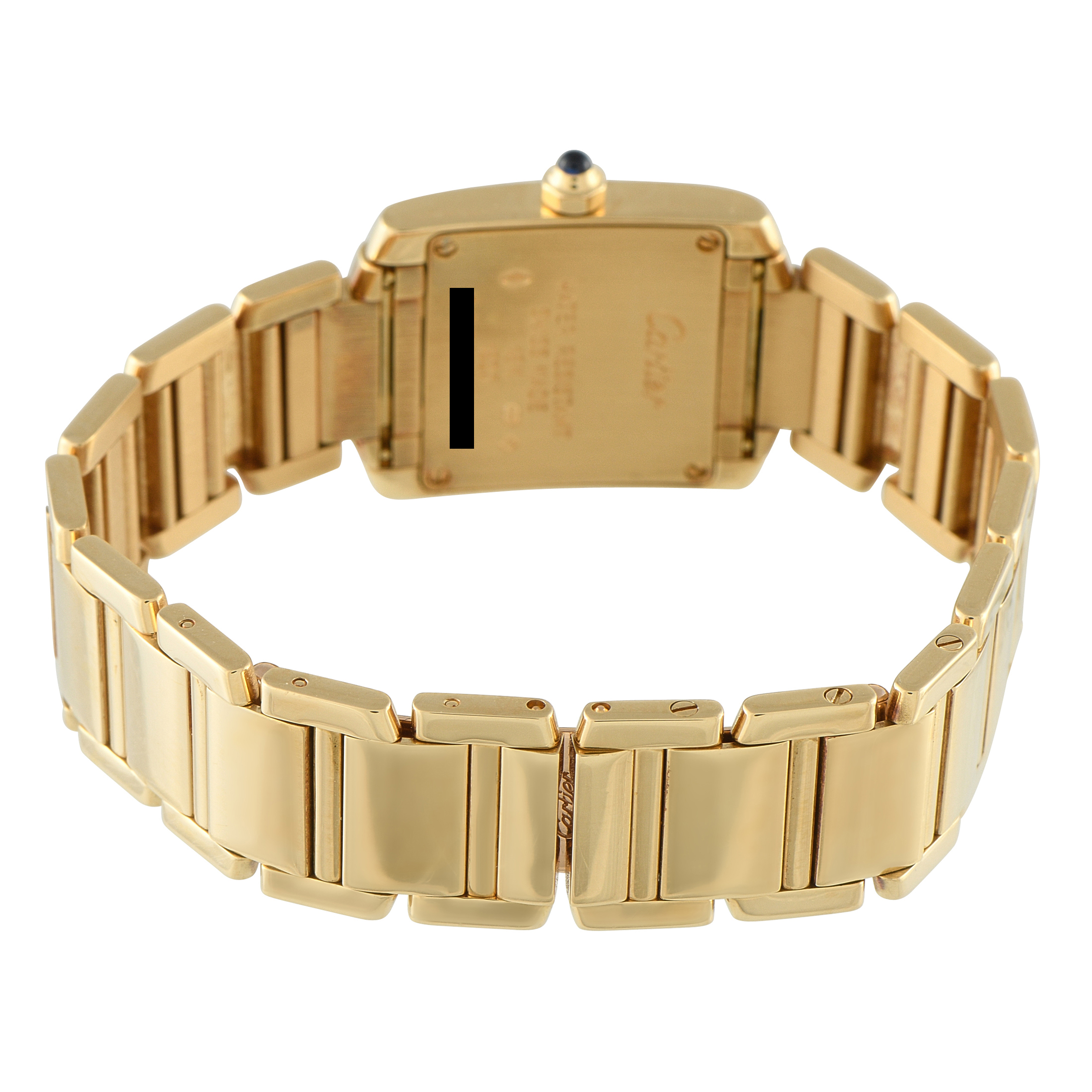 Cartier Tank Française Yellow Gold Watch w50002n2 - Image 4
