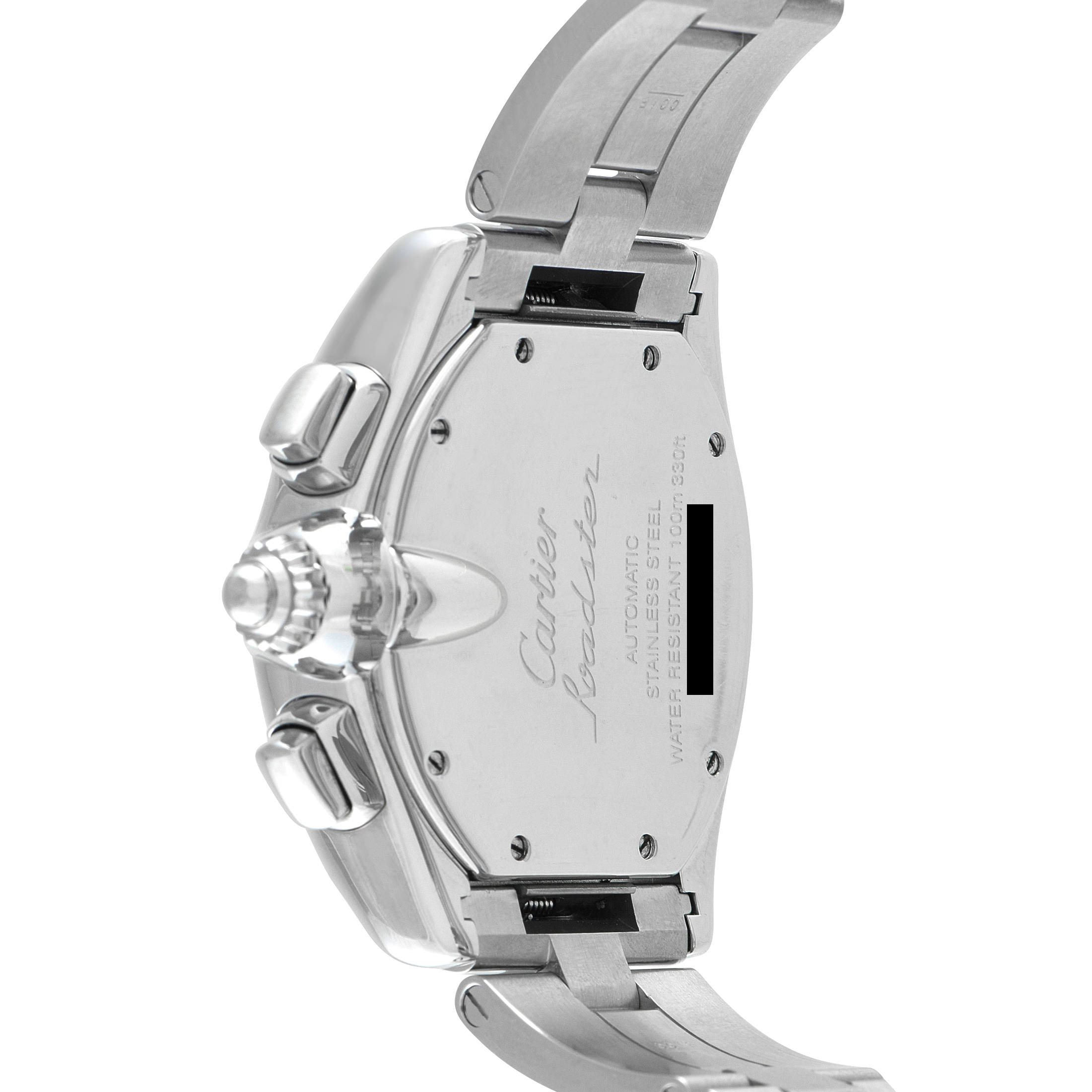 Cartier Roadster XL Chronograph Steel Watch w6206019 - Image 3