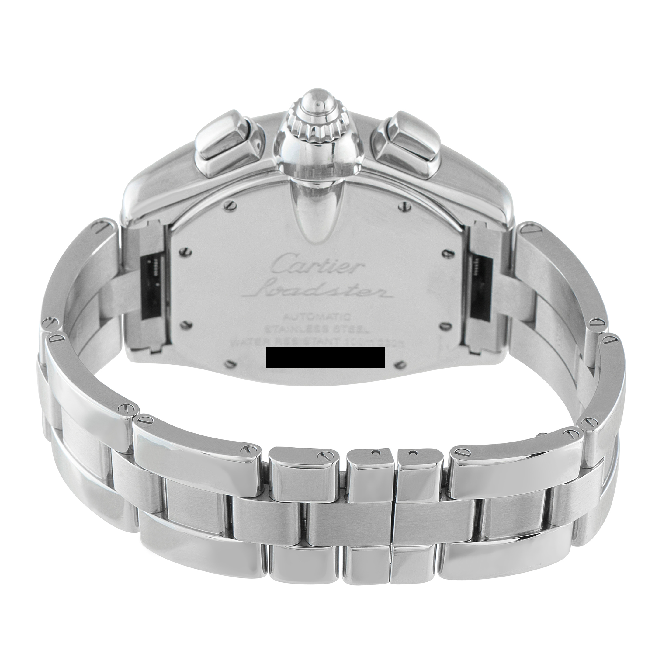 Cartier Roadster XL Chronograph Steel Watch w6206019 - Image 4