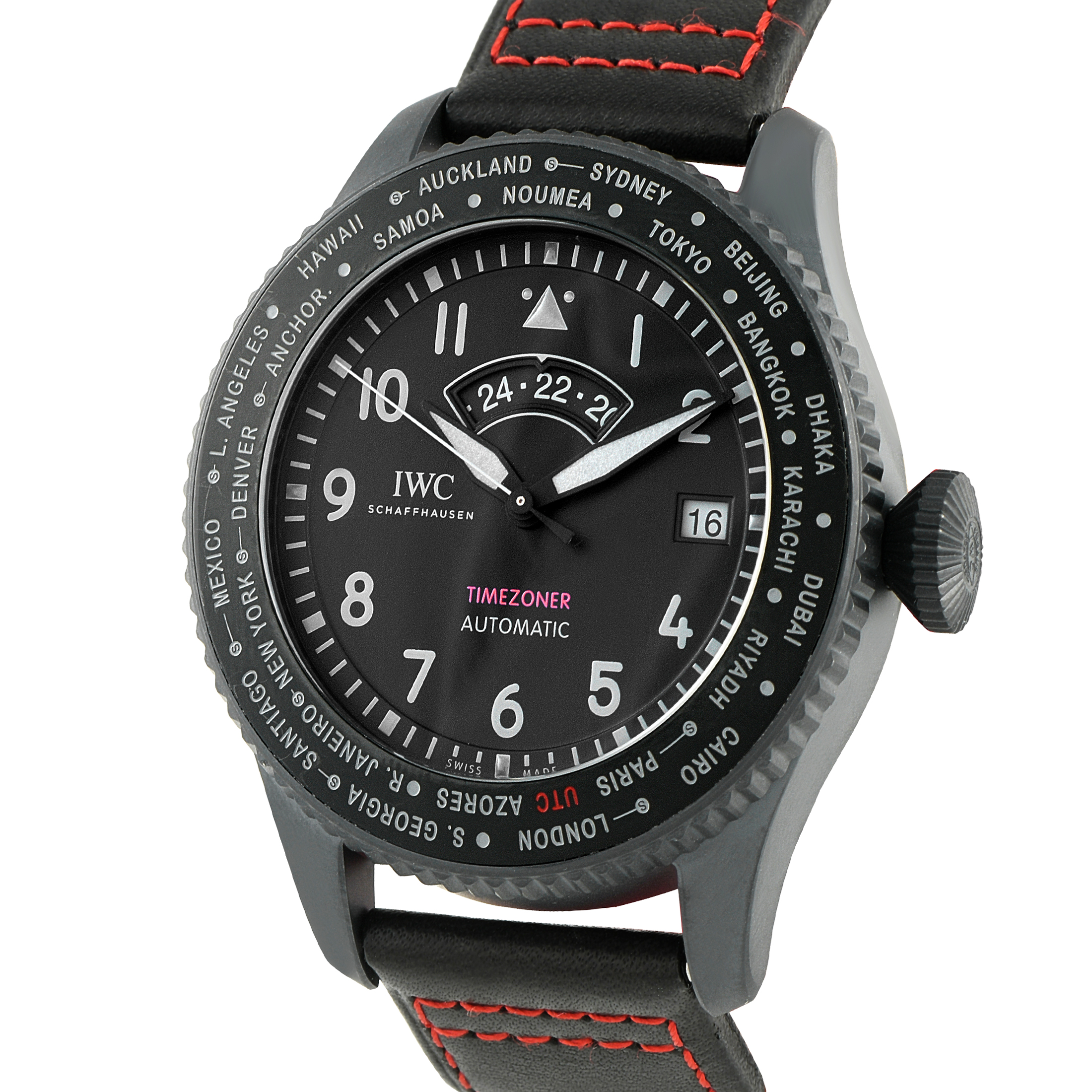 IWC Pilot's Timezoner Top Gun Ceratanium Watch IW395505 - Image 2