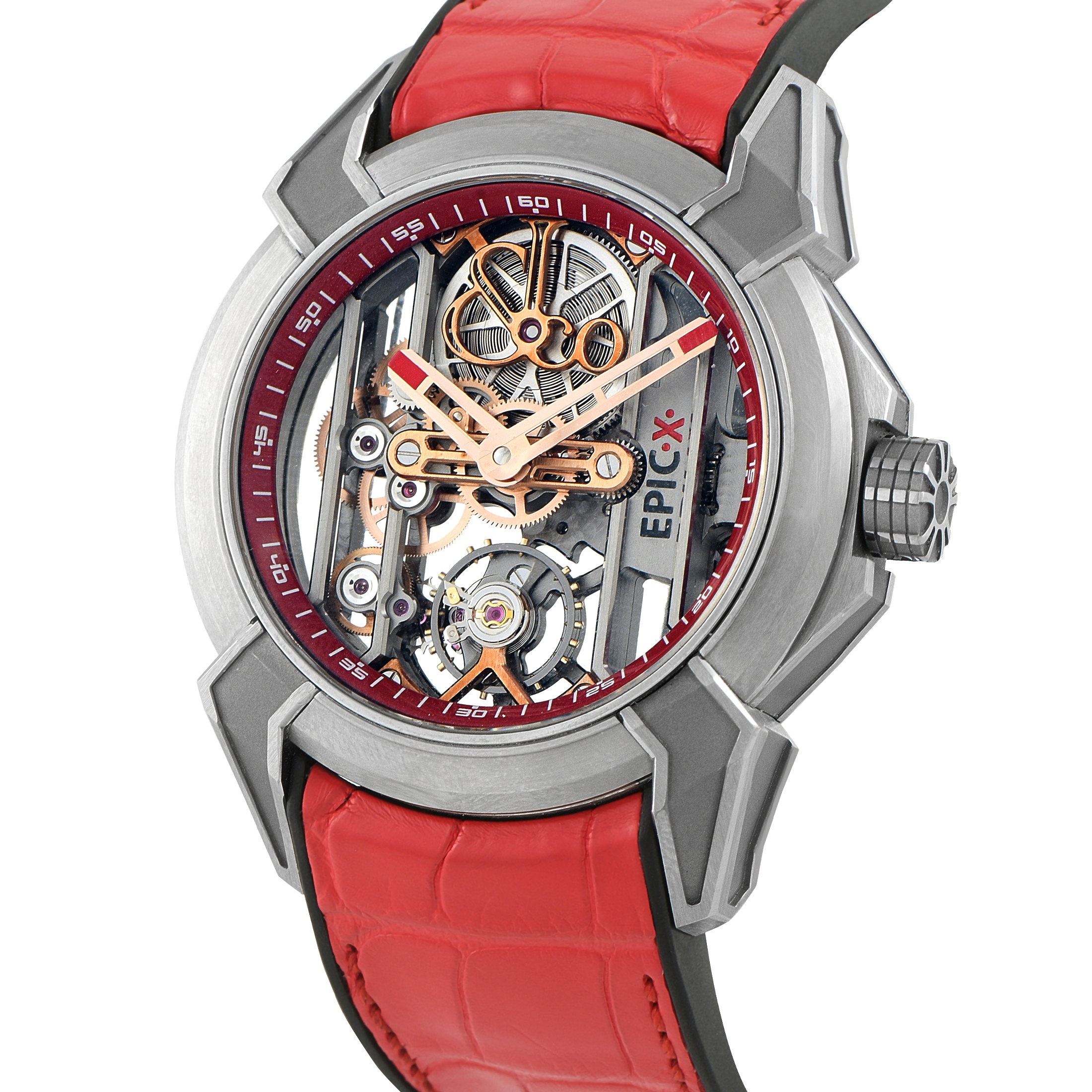 Jacob & Co. Epic X Titanium Red Watch EX110.20.AA.AE.A - Image 2