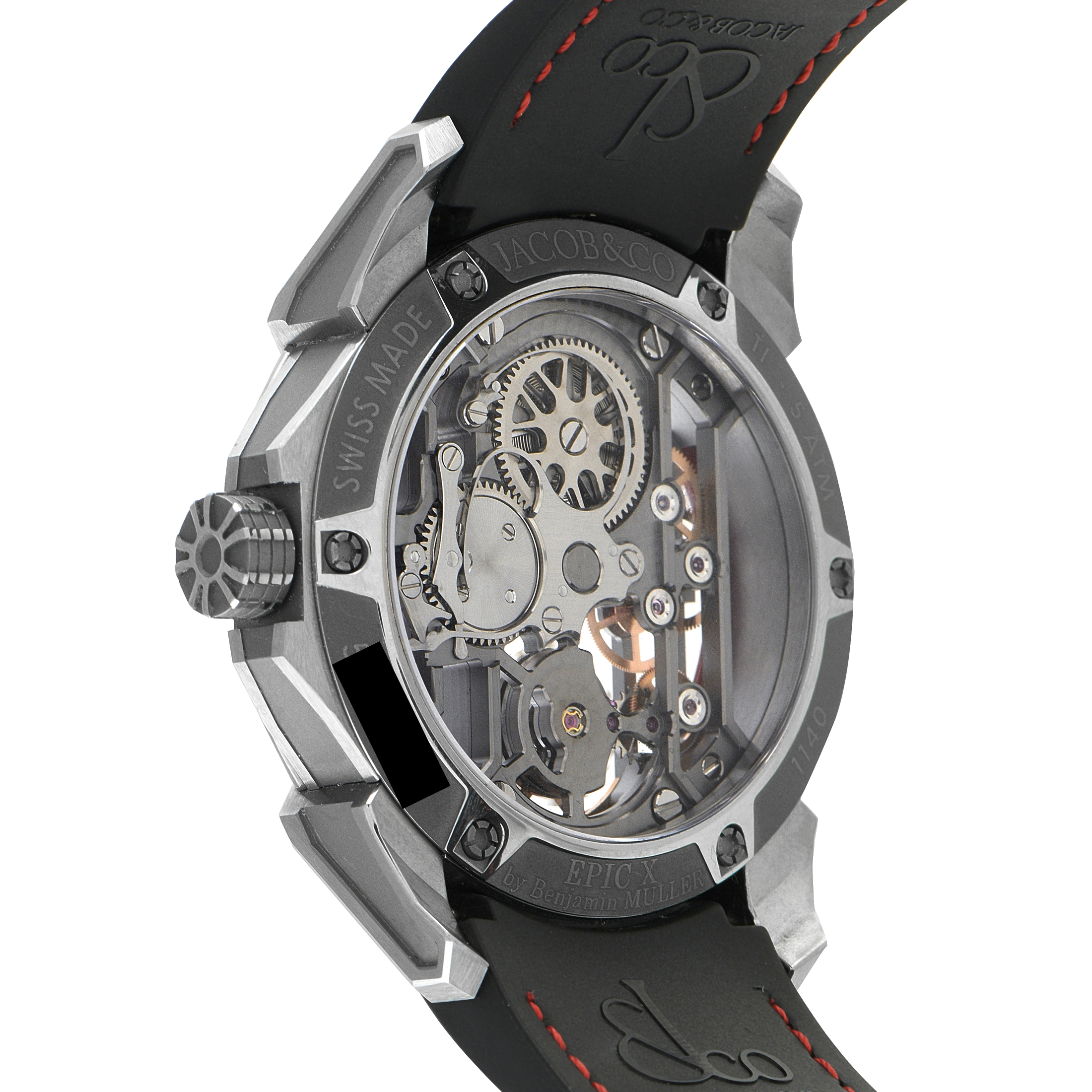 Jacob & Co. Epic X Titanium Red Watch EX110.20.AA.AE.A - Image 3