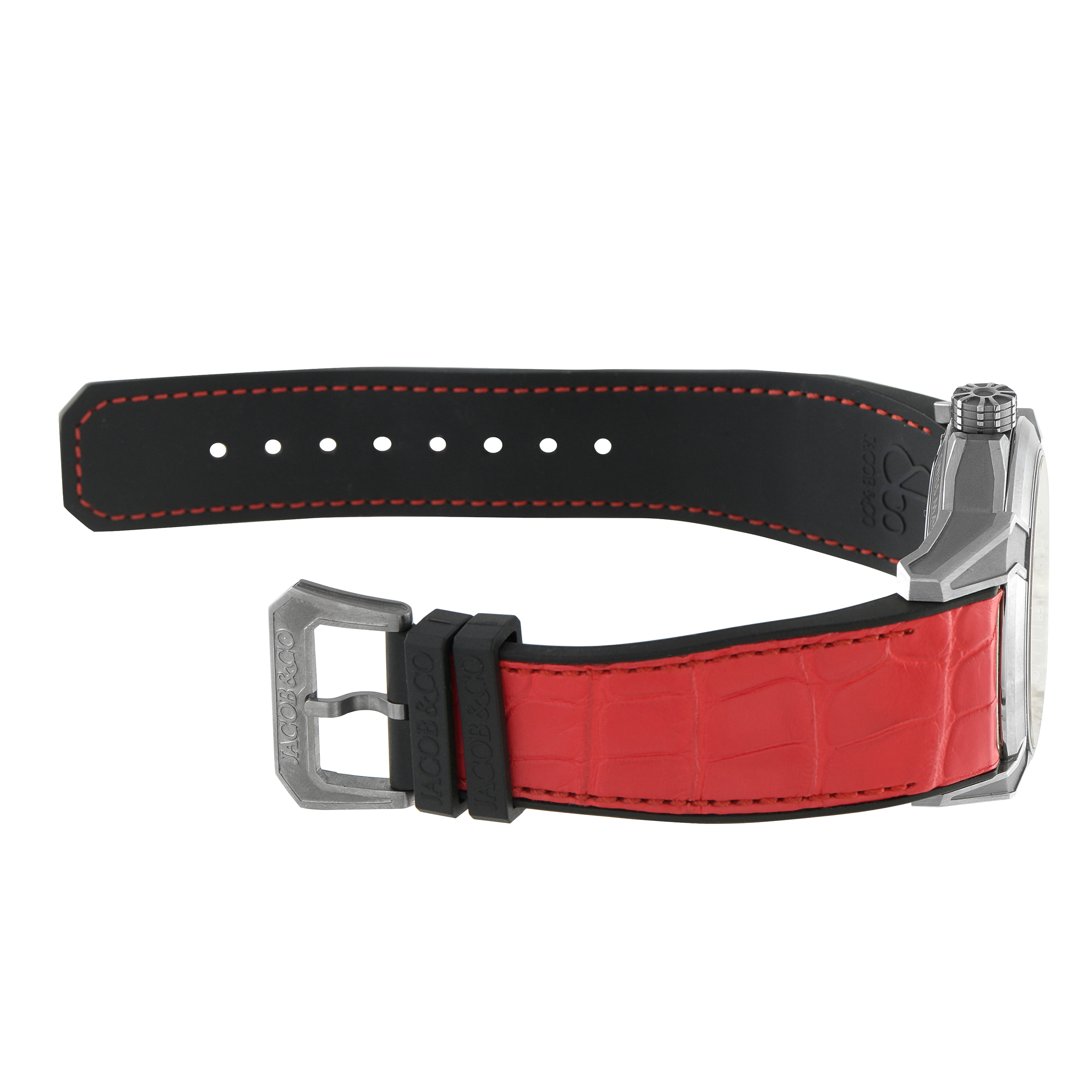 Jacob & Co. Epic X Titanium Red Watch EX110.20.AA.AE.A - Image 4