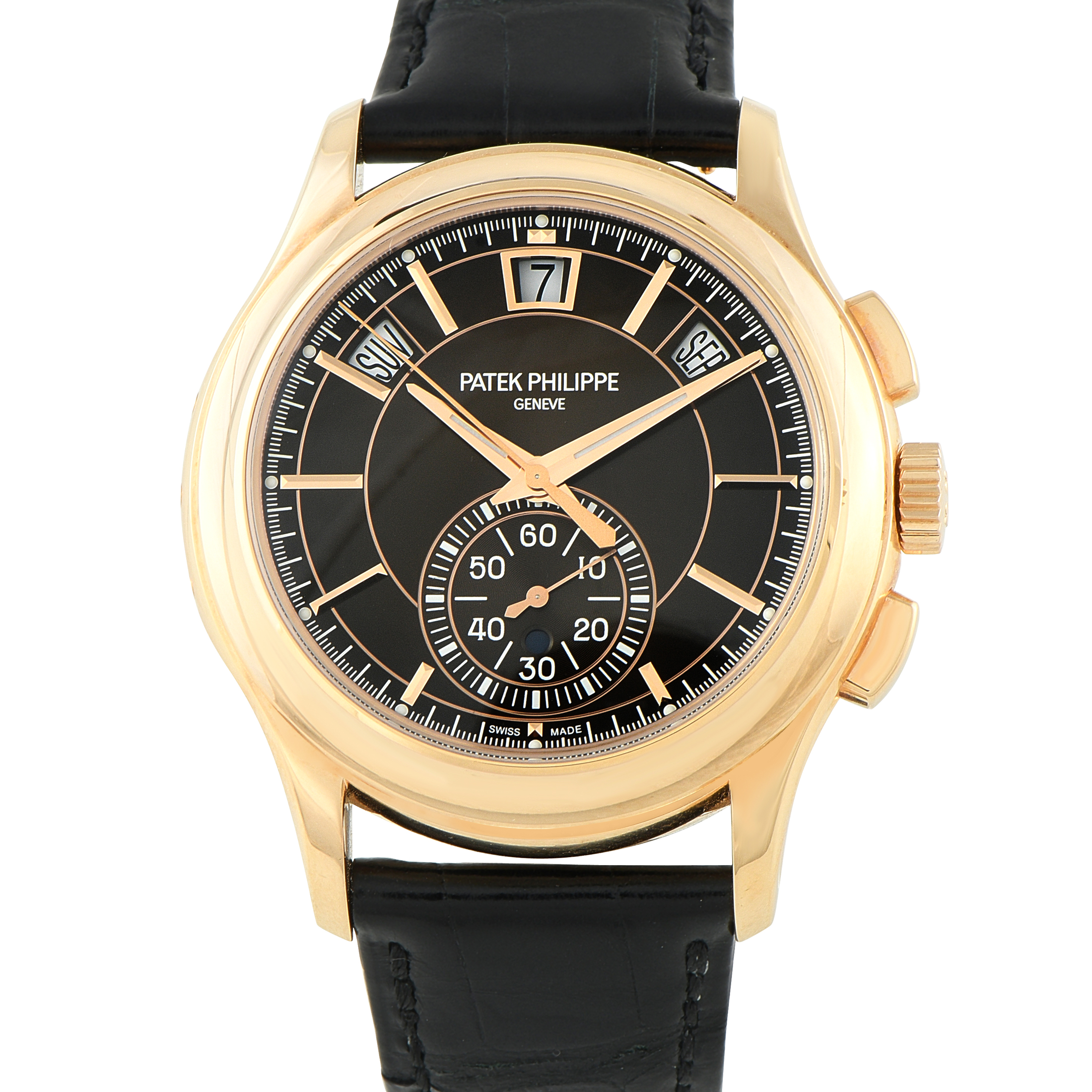 Patek Philippe Annual Calendar Chronograph Rose Gold Watch 5905R-001