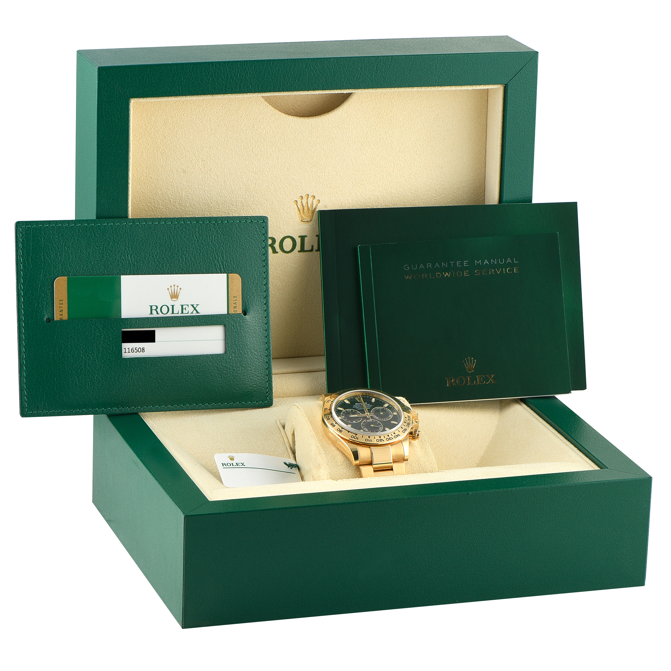 Rolex Daytona Green Dial Yellow Oyster Gold 116508-0013 - Image 5