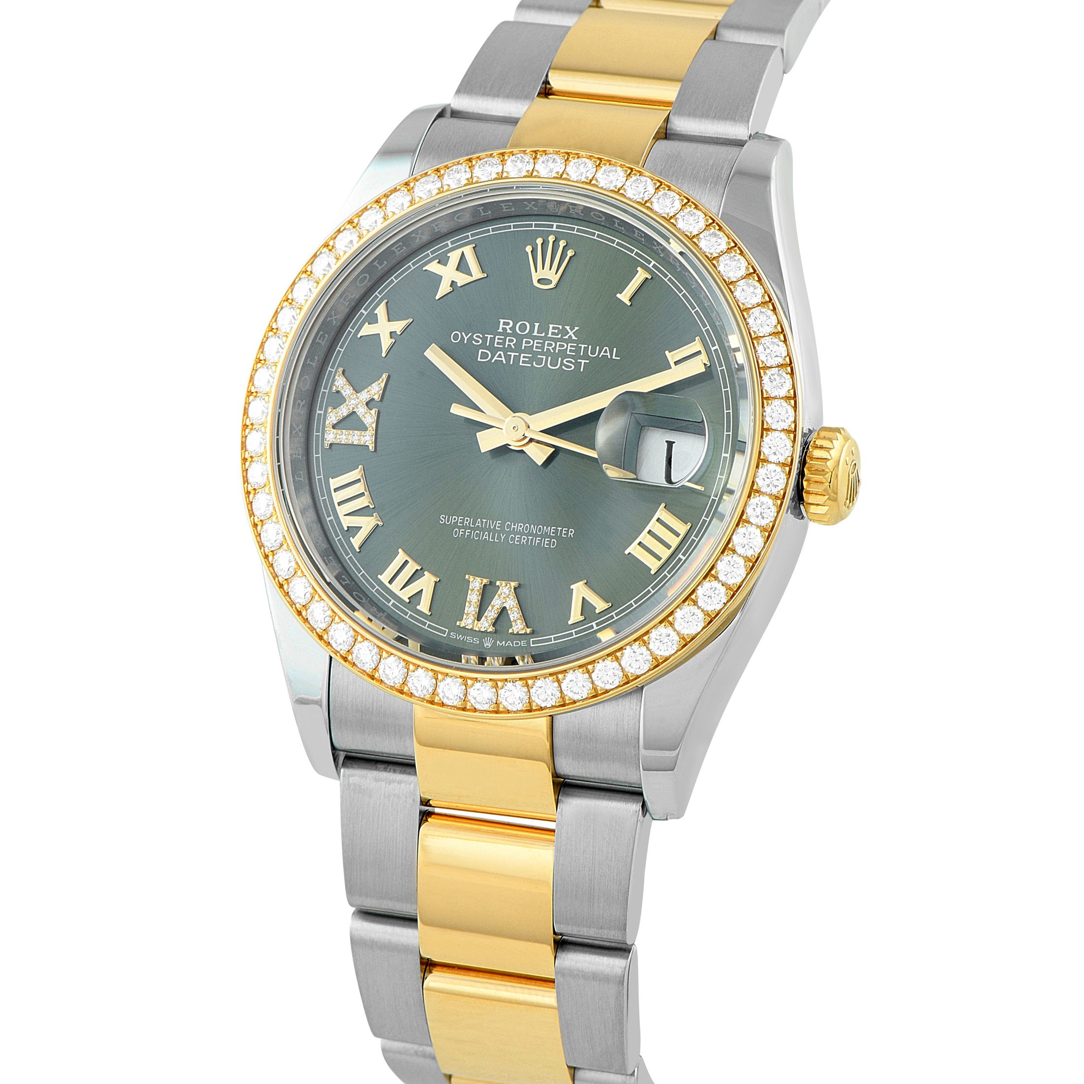 Rolex Datejust 36 Diamond Bezel Two-Tone Oyster Watch 126283RBR 126283rbr - Image 2