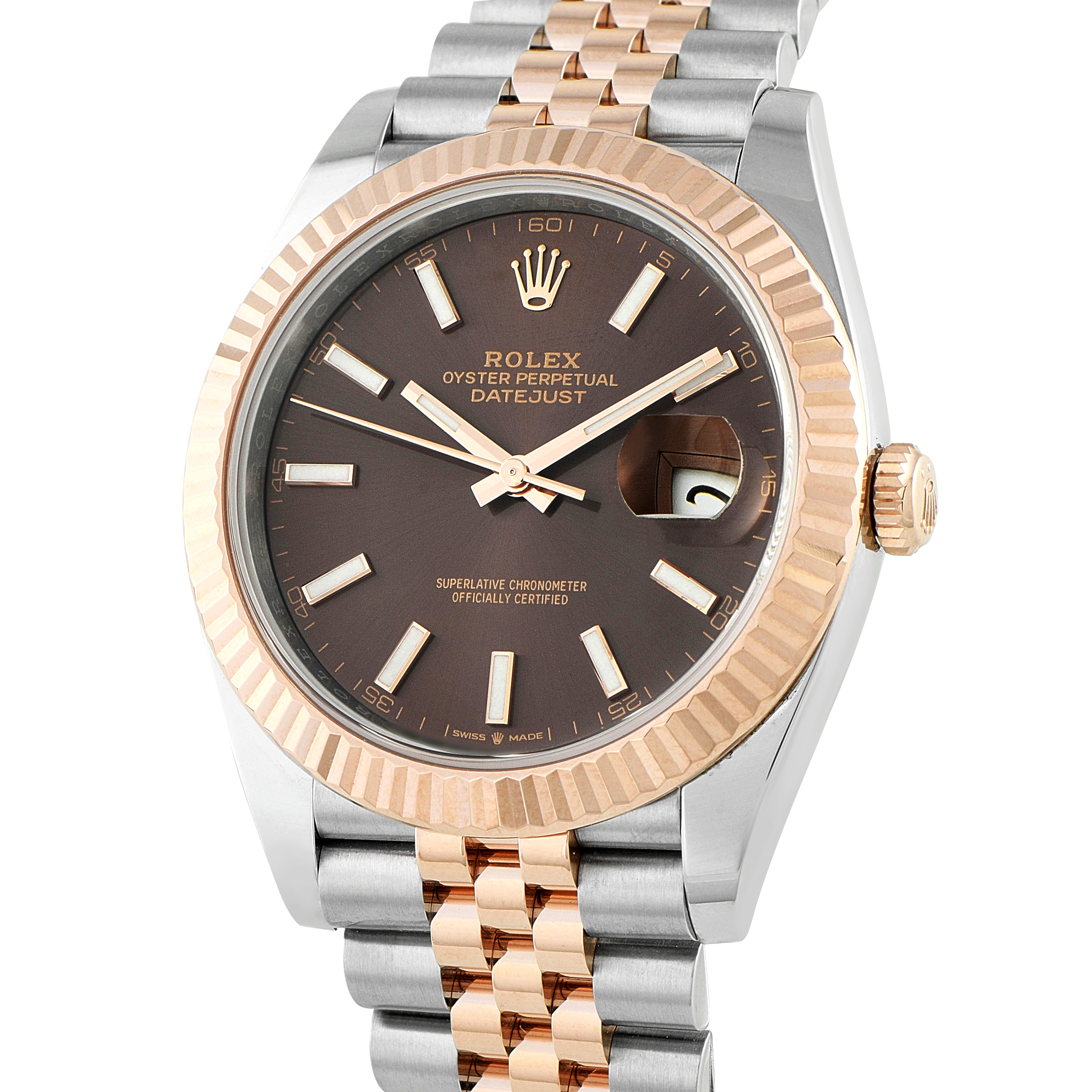 Rolex Datejust 41 Chocolate Dial Two-Tone Jubilee Watch 126331 - Image 2