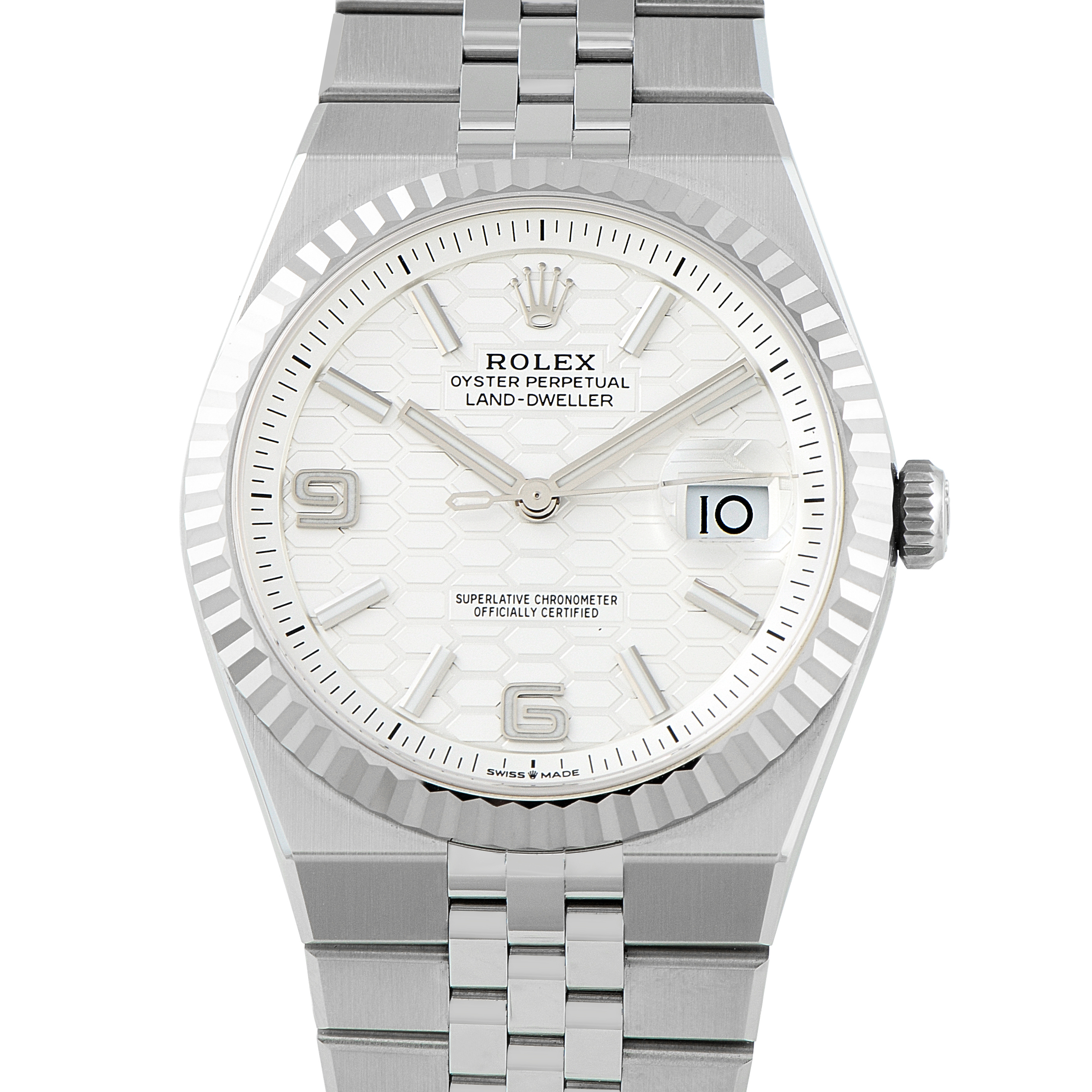 Rolex Land-Dweller 40 Steel Flat Jubilee Watch 127334