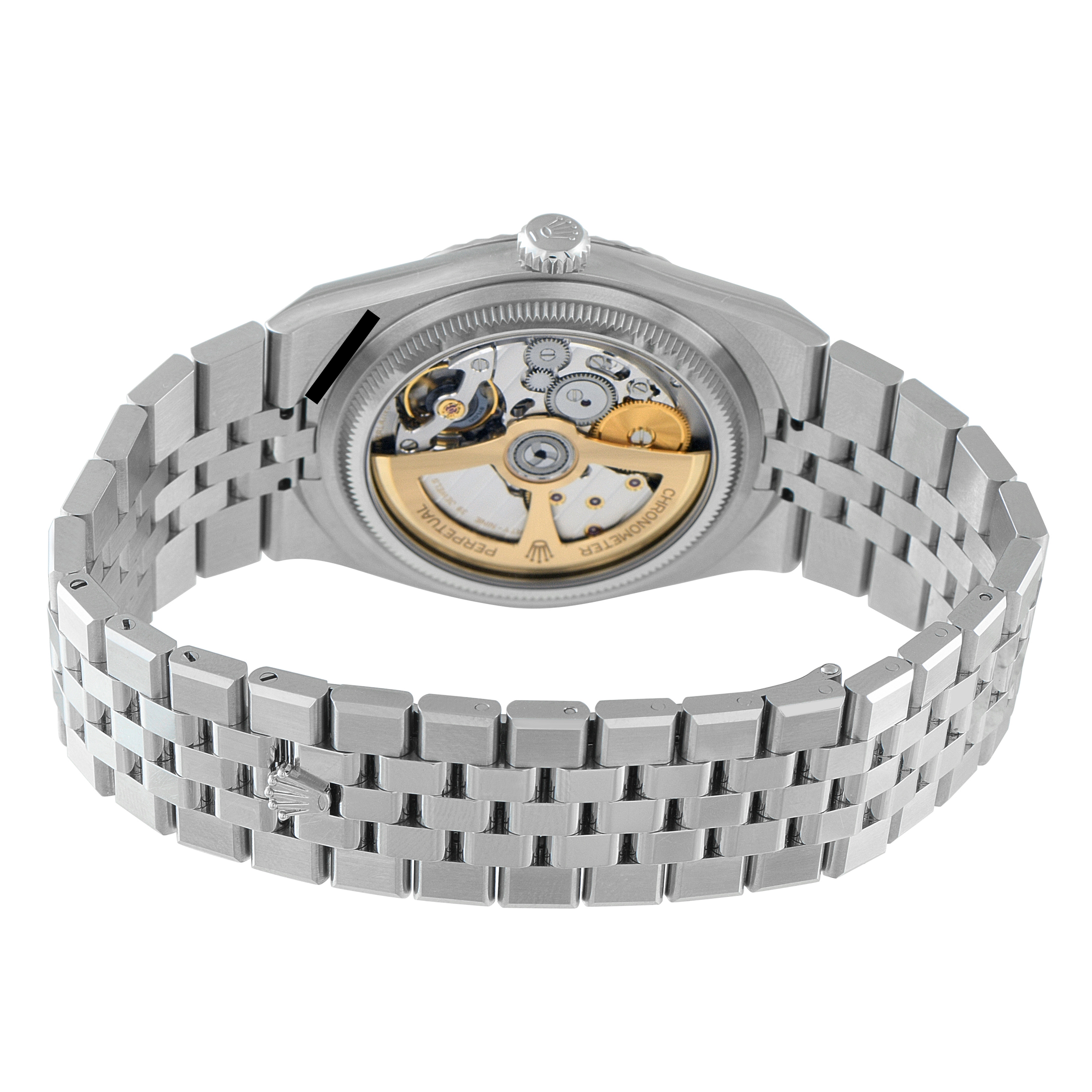 Rolex Land-Dweller 40 Steel Flat Jubilee Watch 127334 - Image 4