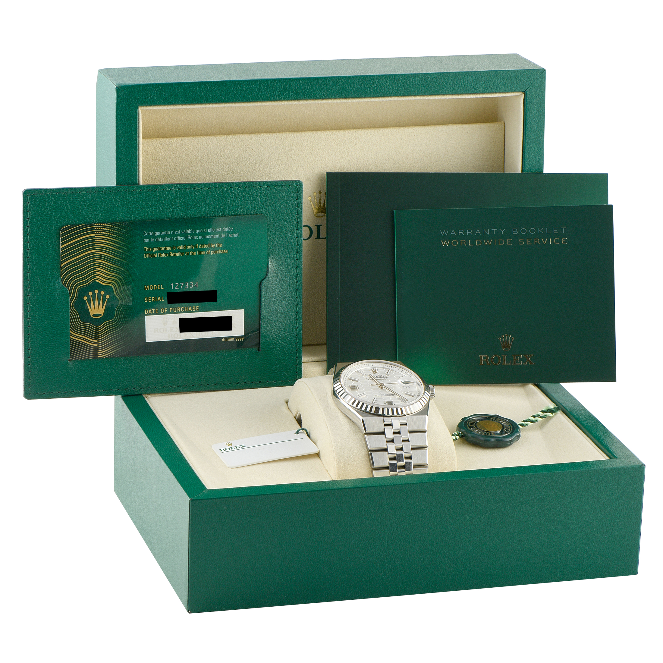 Rolex Land-Dweller 40 Steel Flat Jubilee Watch 127334 - Image 5