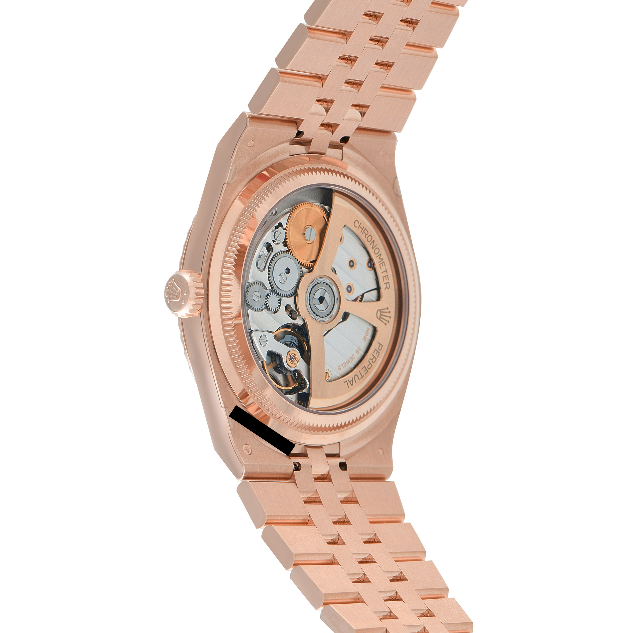 Rolex Land-Dweller 40 Everose Gold Flat Jubilee Watch 127335 - Image 3