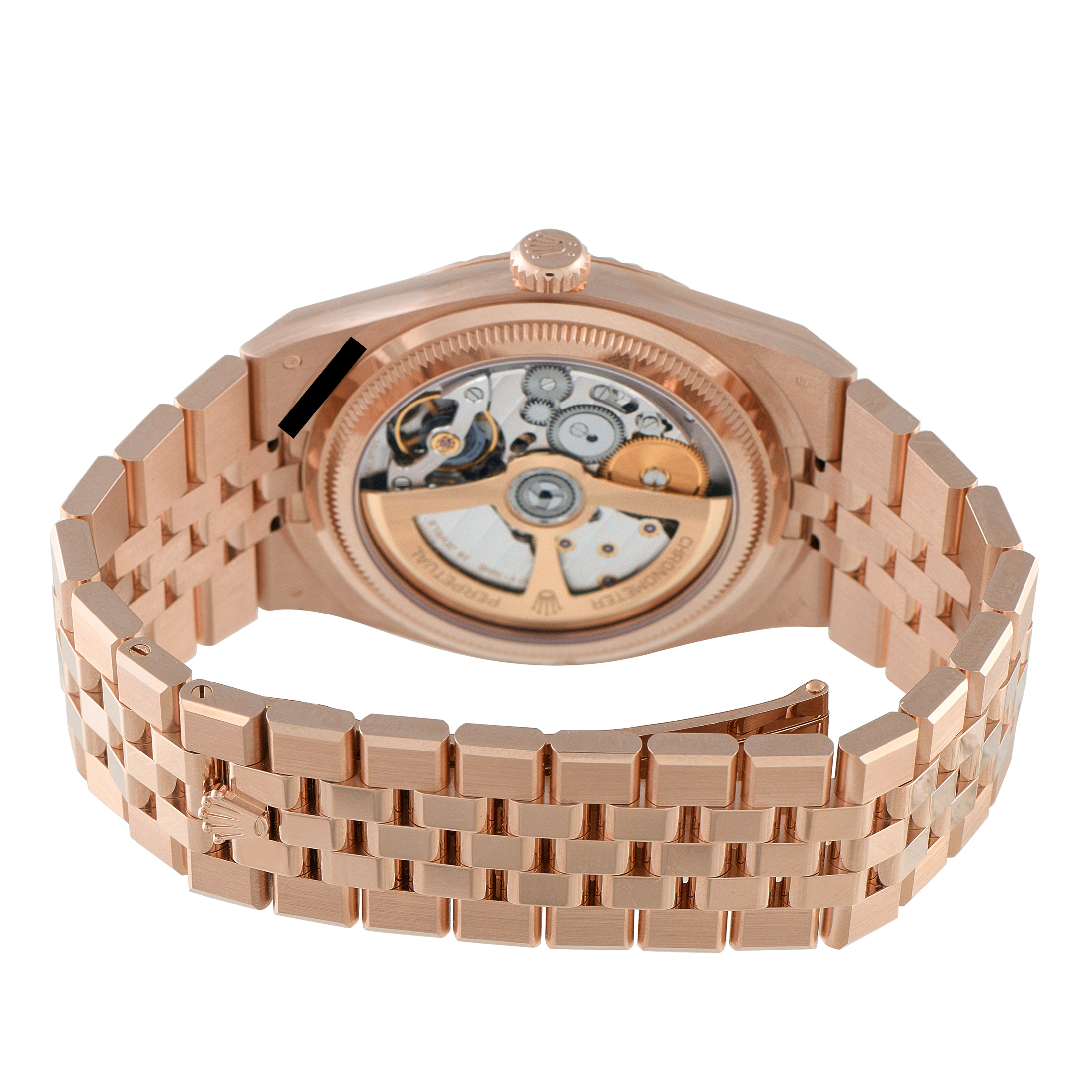 Rolex Land-Dweller 40 Everose Gold Flat Jubilee Watch 127335 - Image 4