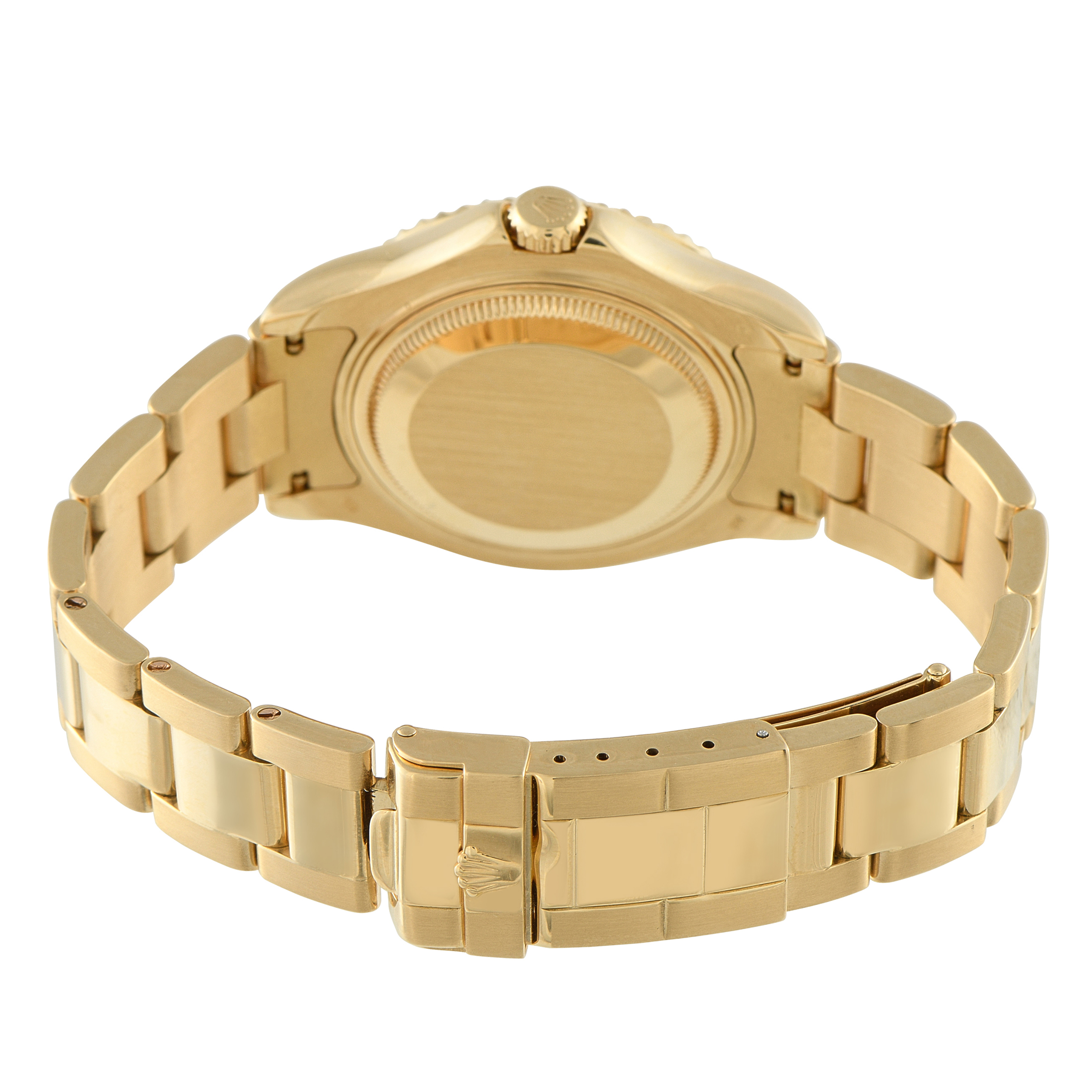 Rolex Yacht-Master Champagne Dial Yellow Gold Watch 168628 - Image 4