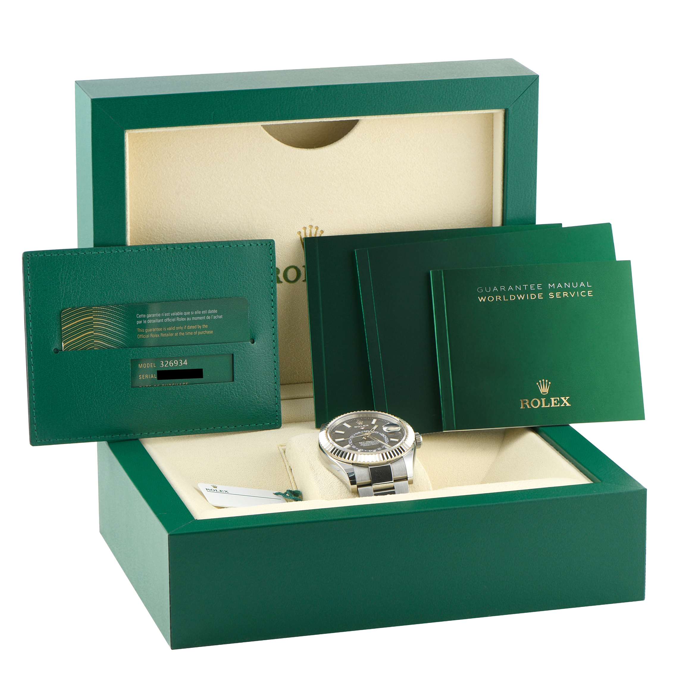 Rolex Sky-Dweller Blue Dial Steel and White Gold Oyster Watch 326934 - Image 5