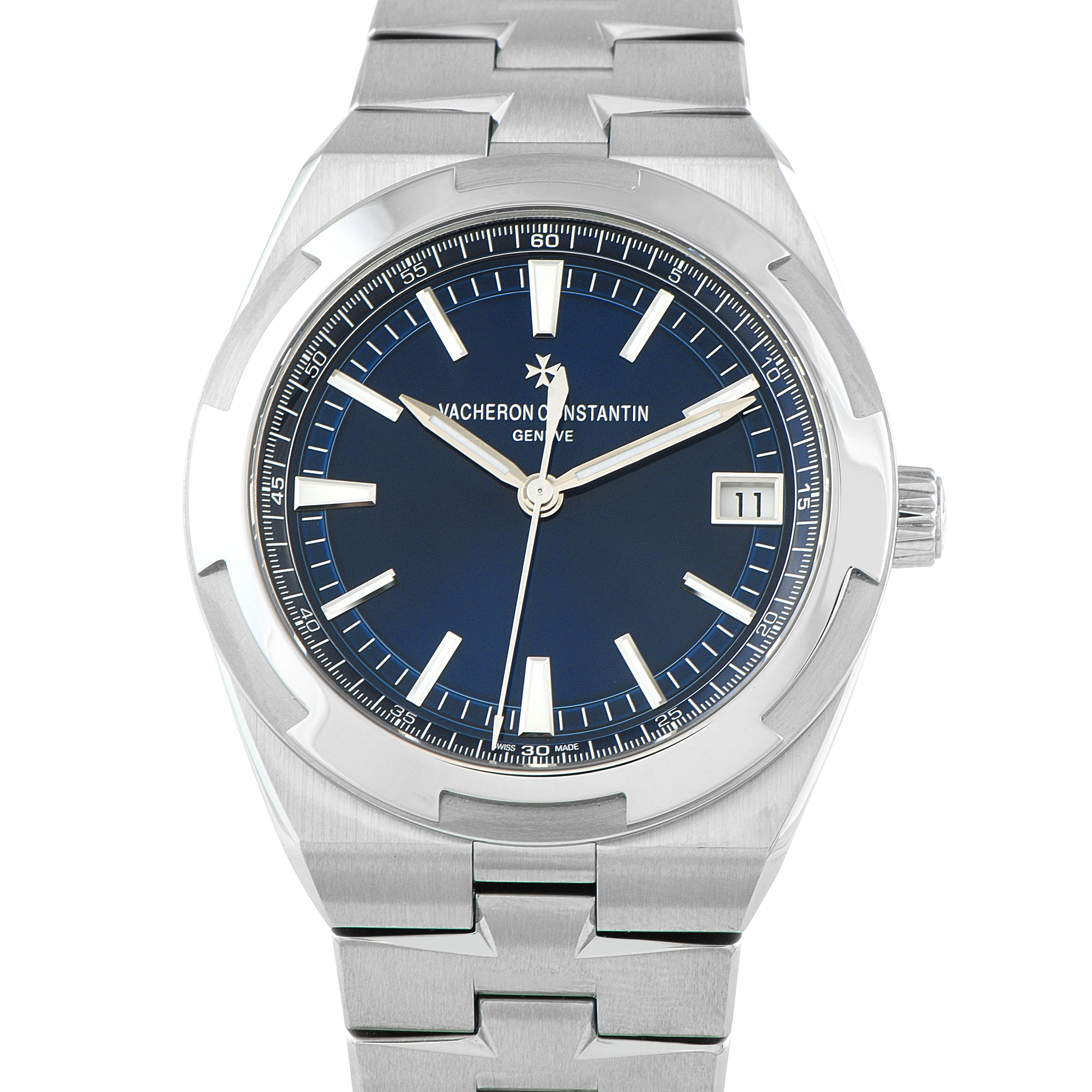 Vacheron Constantin Overseas Blue Dial Steel Watch 4500V/110A-B128
