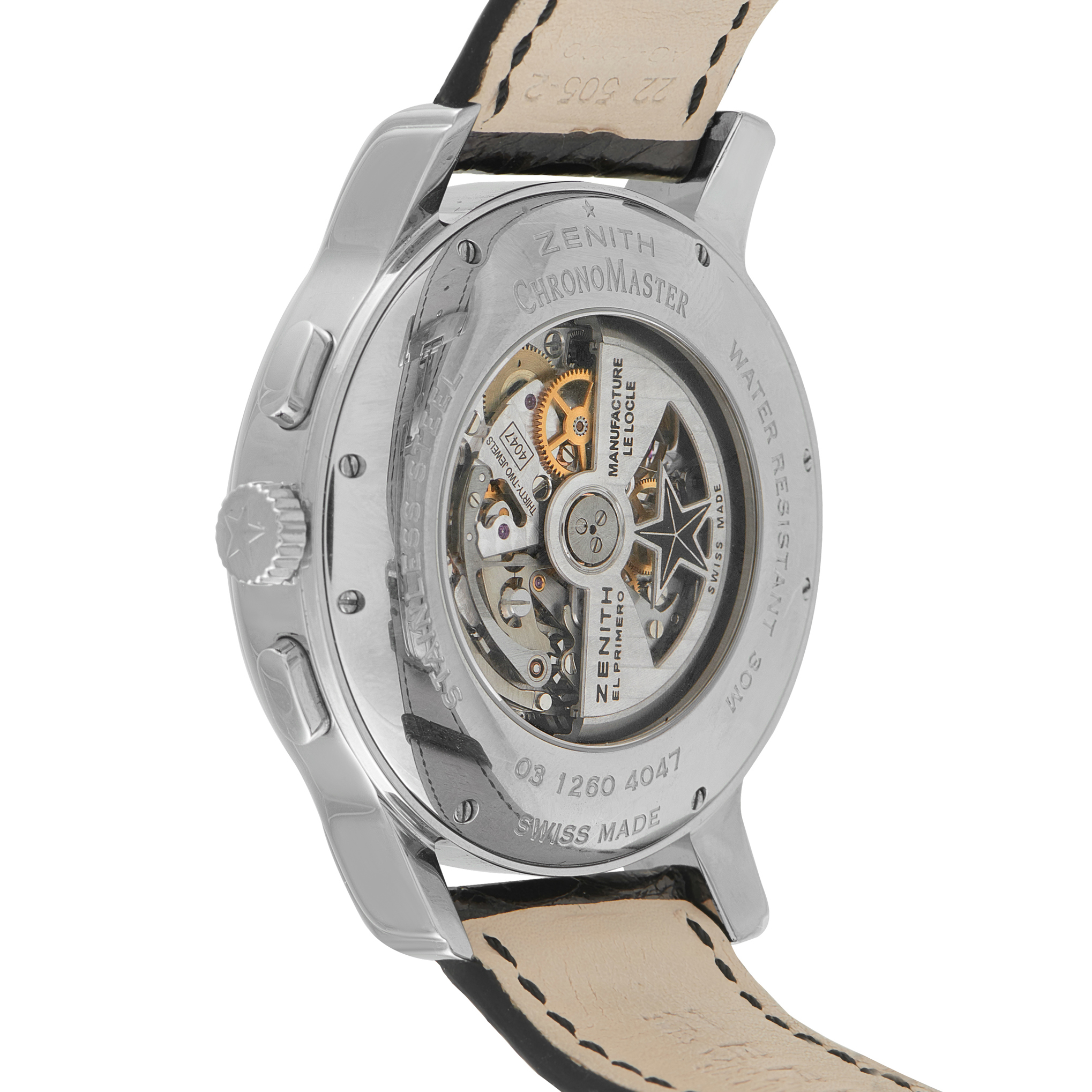 Zenith Chronomaster XXT Open Grande Date Moon and Sunphase Steel Watch 03.1260.4047 - Image 3