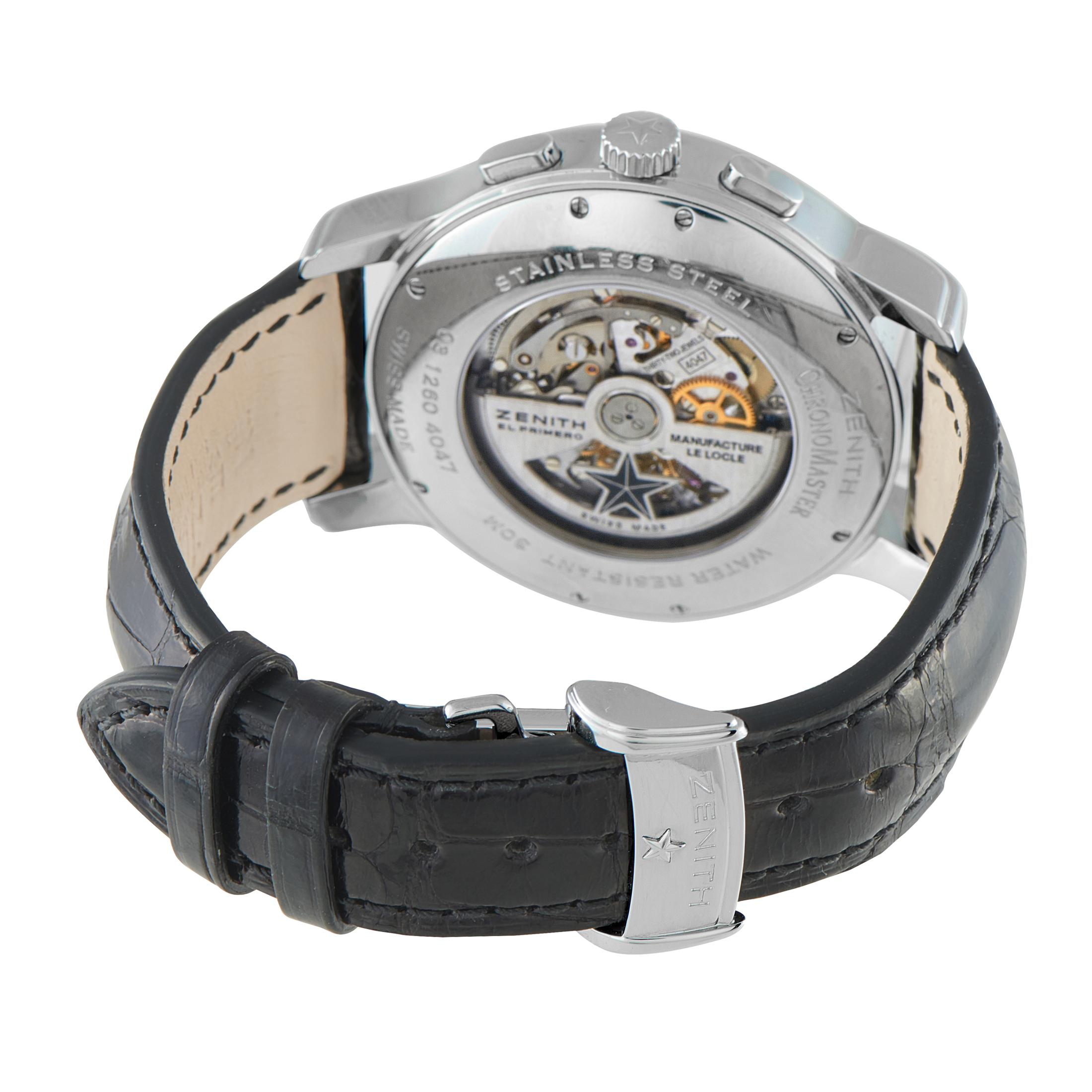 Zenith Chronomaster XXT Open Grande Date Moon and Sunphase Steel Watch 03.1260.4047 - Image 4
