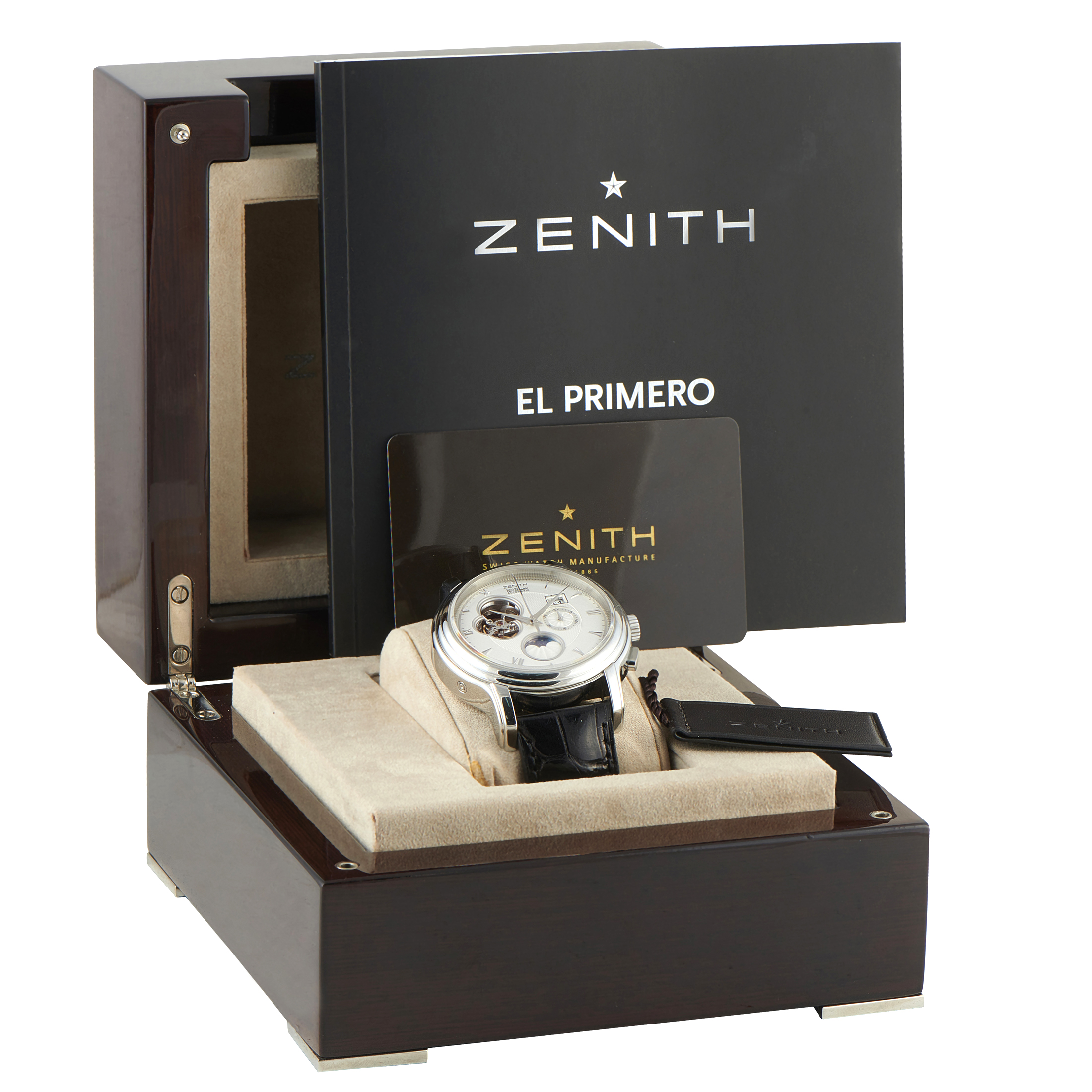 Zenith Chronomaster XXT Open Grande Date Moon and Sunphase Steel Watch 03.1260.4047 - Image 5