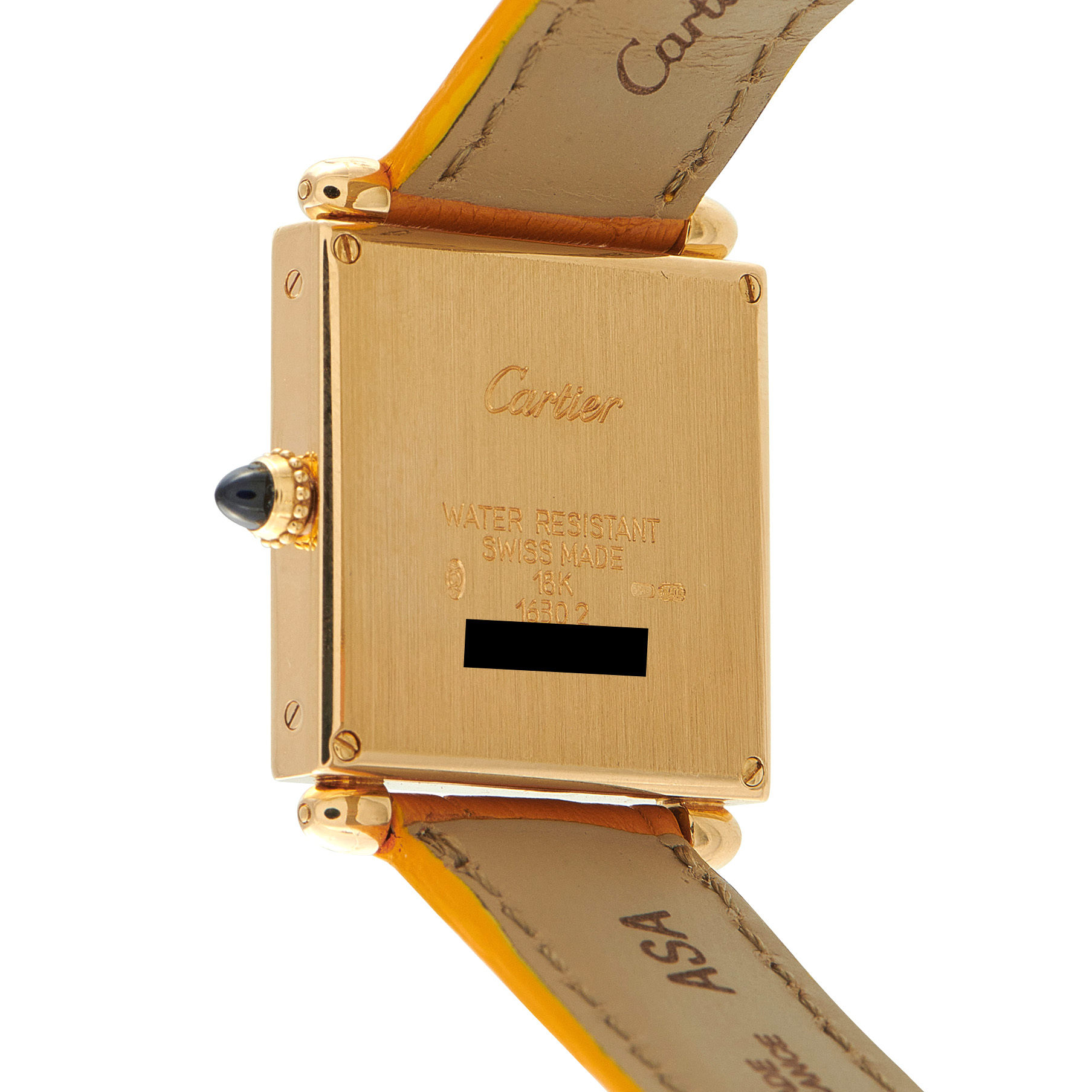 Cartier Tank Obus Yellow Gold Watch 1630-2 W1512256 - Image 3