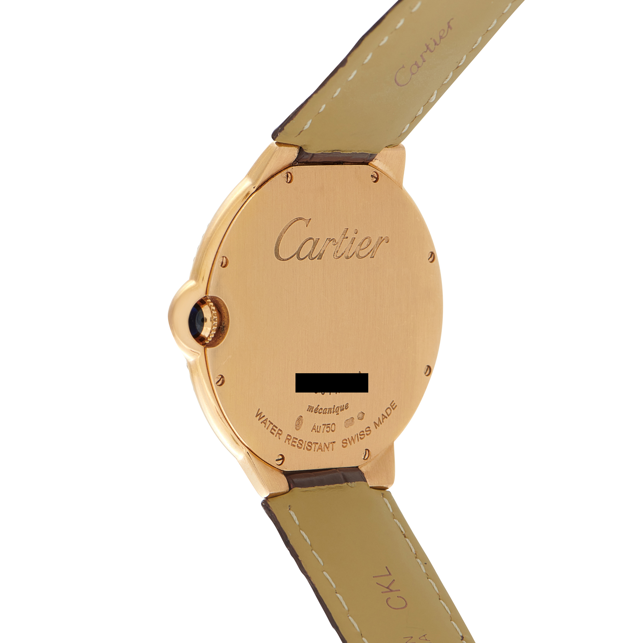 Cartier Ballon Bleu Diamond Bezel Rose Gold Watch WE902055 - Image 3