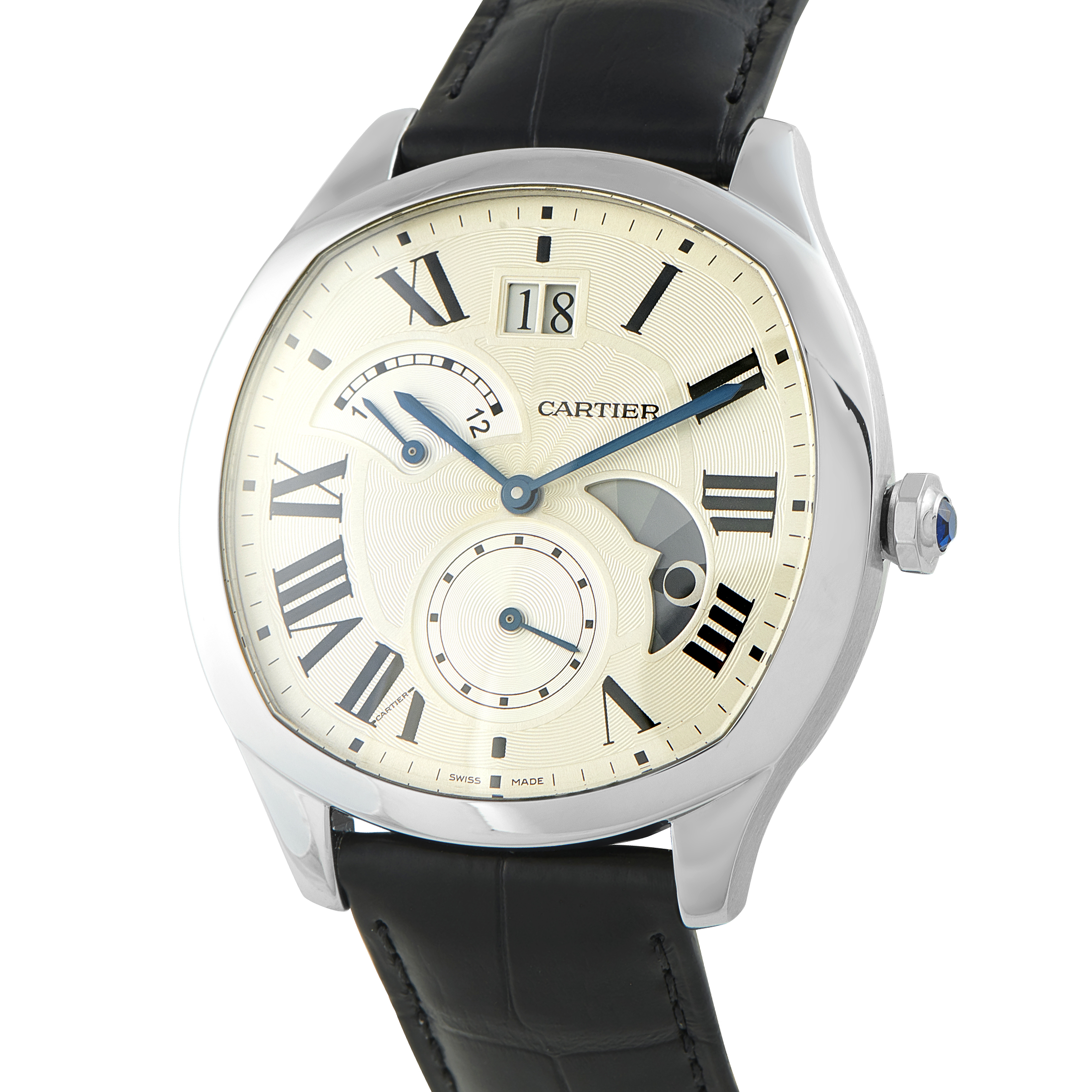 Cartier Drive de Cartier Retrograde Steel Watch wsnm0005 - Image 2