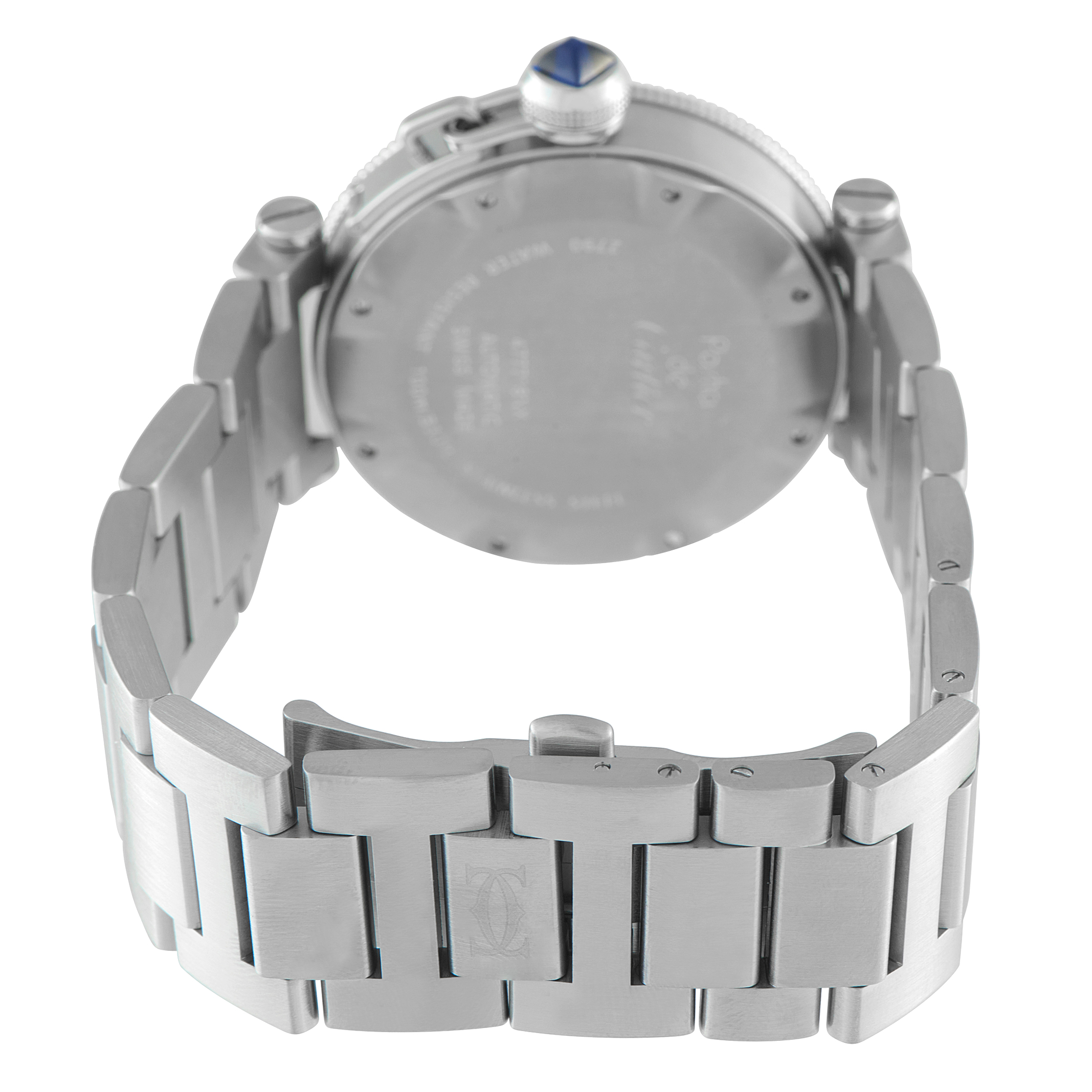 Cartier Pasha Seatimer Steel Watch W31080M7 - Image 4