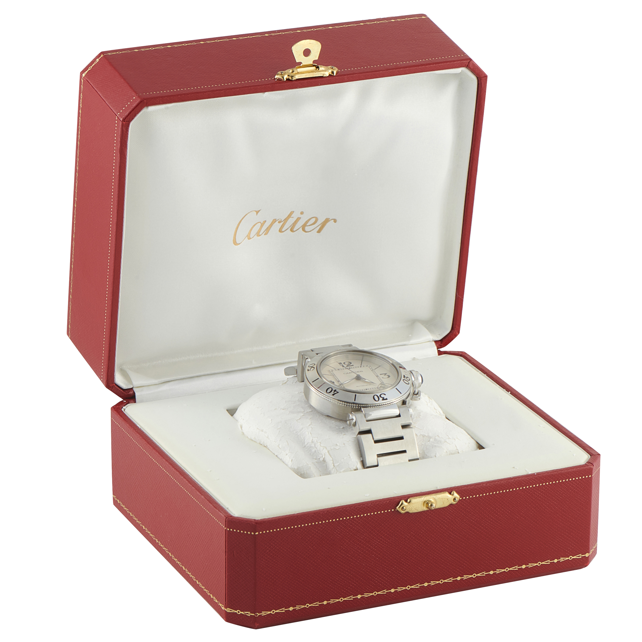 Cartier Pasha Seatimer Steel Watch W31080M7 - Image 5