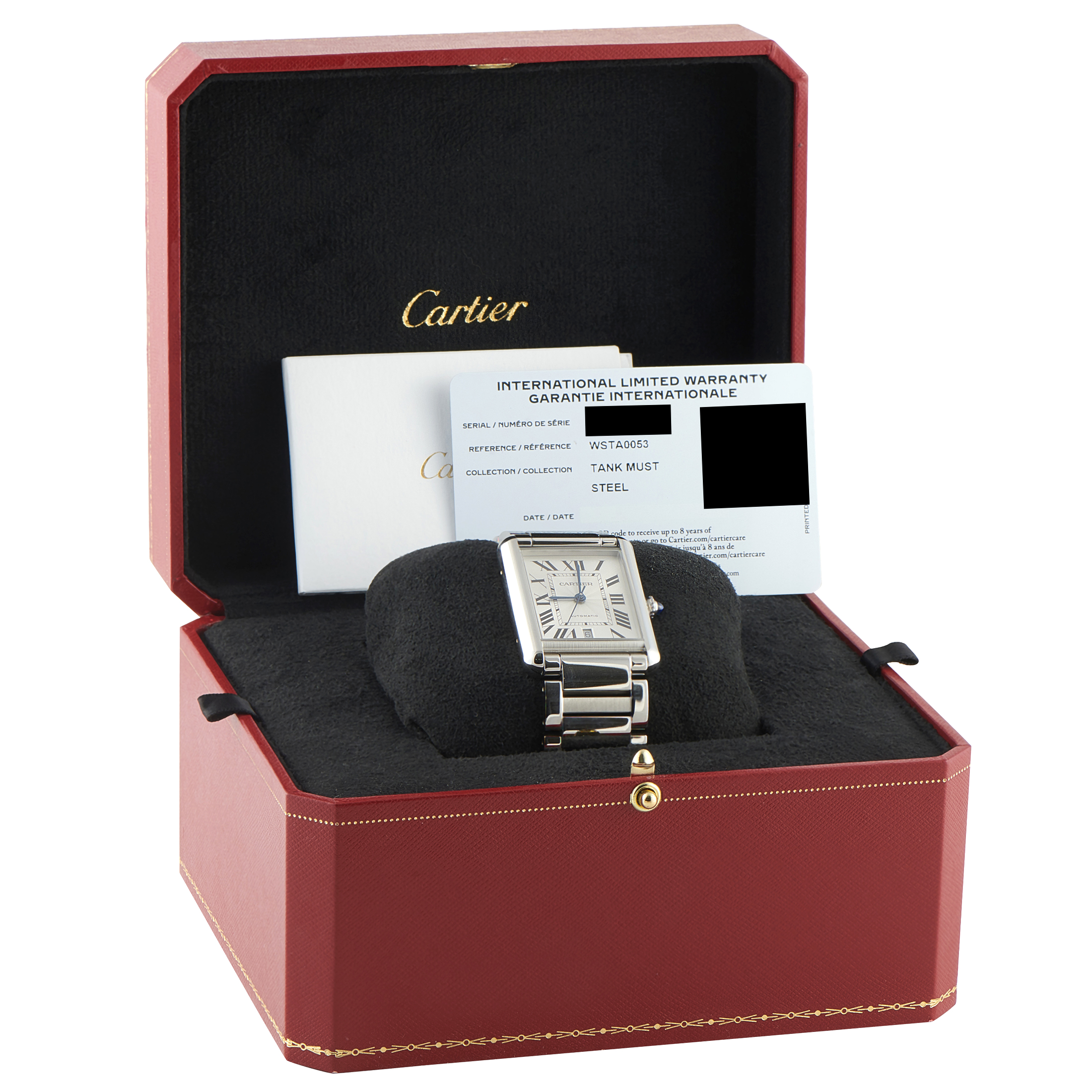 Cartier Tank Must XL Model Steel Watch WSTA0053 - Image 5