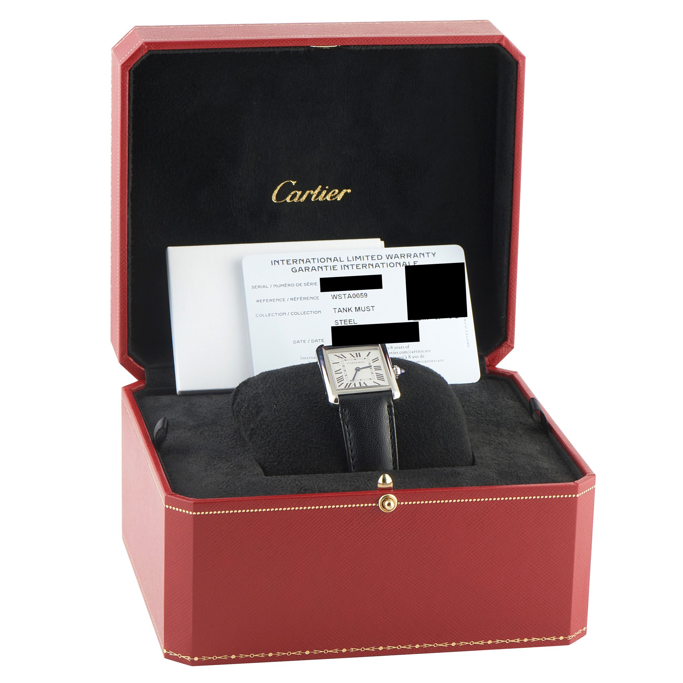 Cartier Tank Must Solarbeat Large Steel Watch WSTA0059 - Image 5
